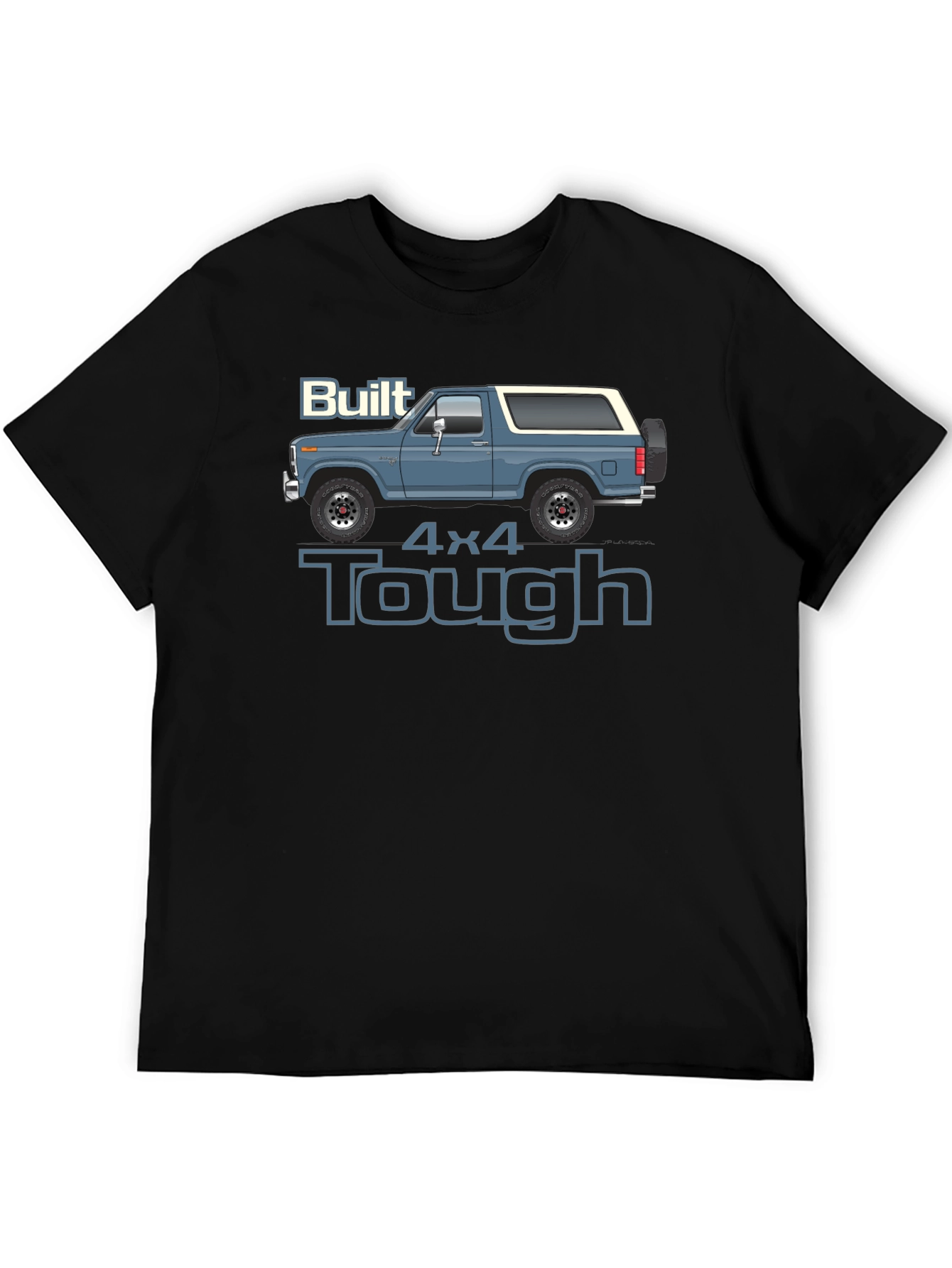 Built 4x4 Tough Graphic Tee - Bronco Truck Shirt