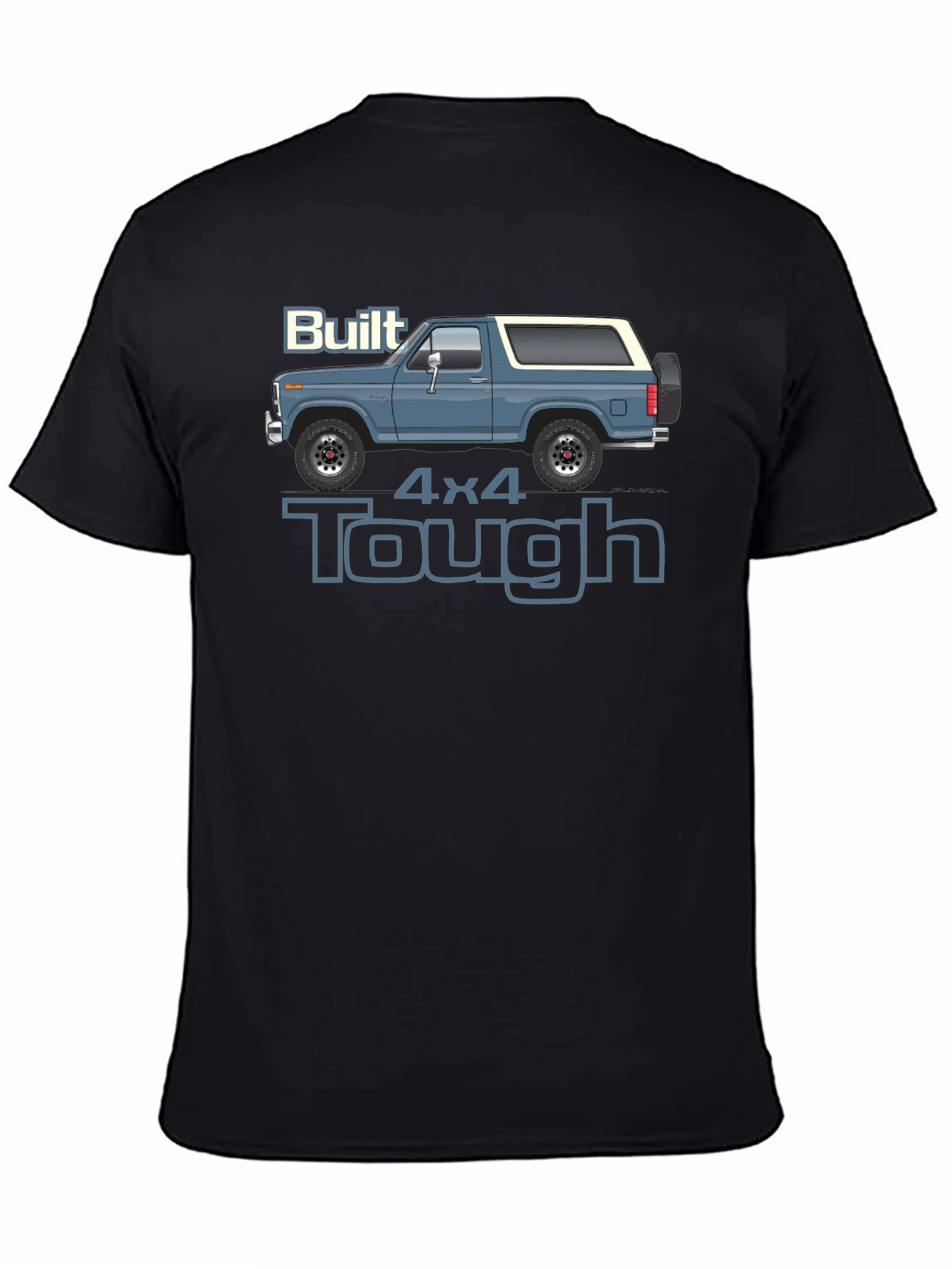 Built 4x4 Tough Graphic Tee - Bronco Truck Shirt