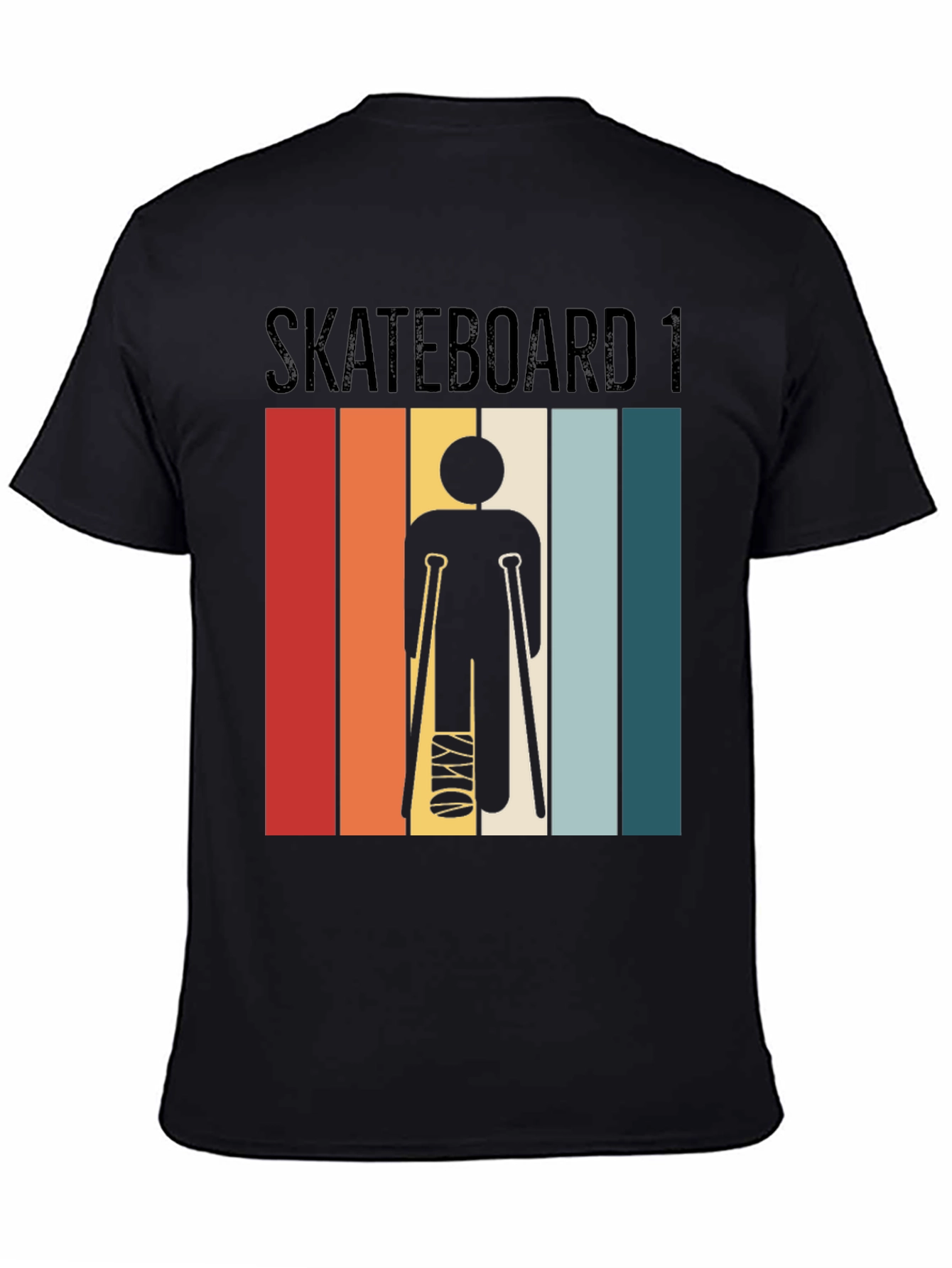 Funny Skateboard Injury T-Shirt - Broken Leg Gift