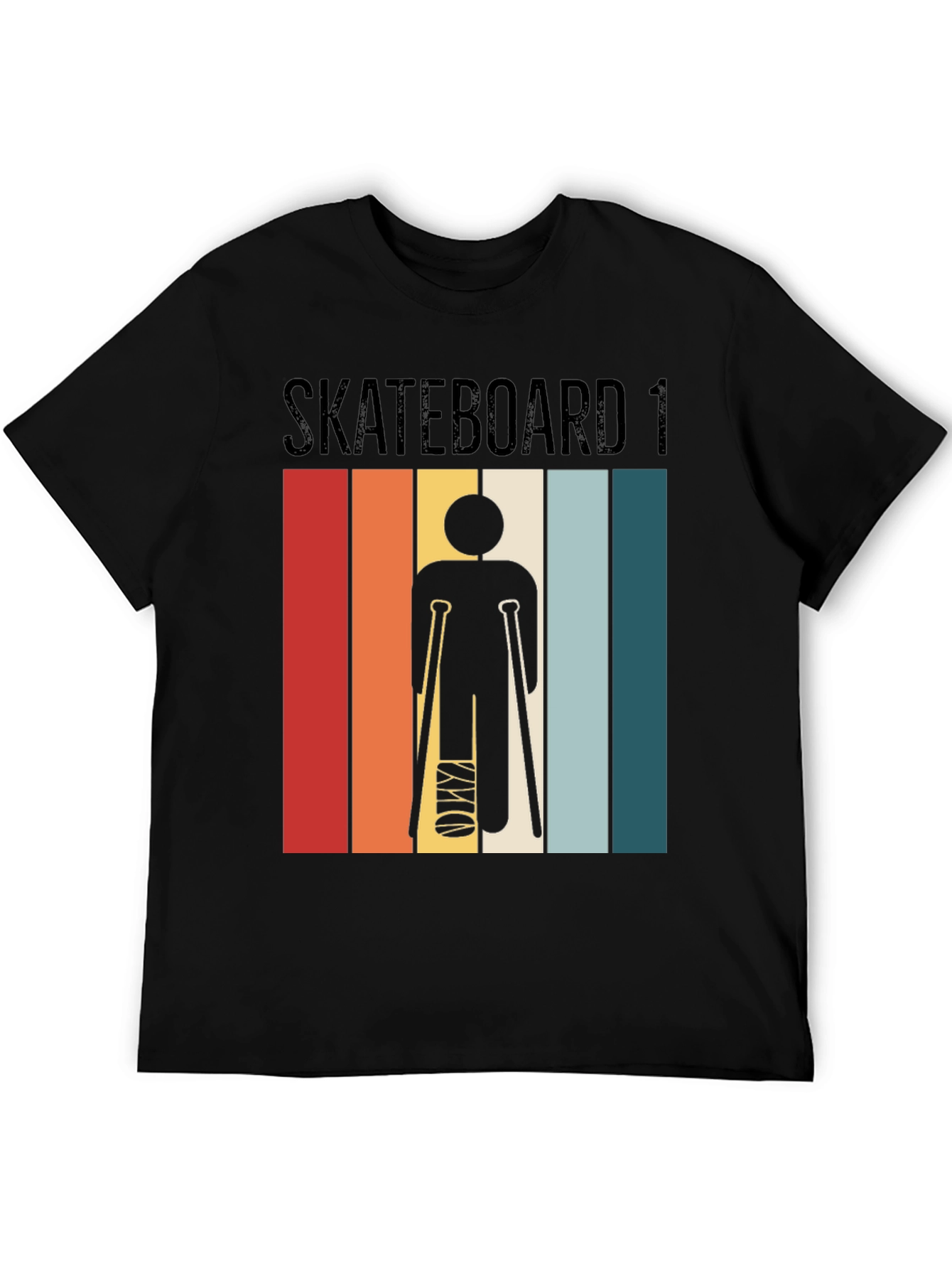 Funny Skateboard Injury T-Shirt - Broken Leg Gift