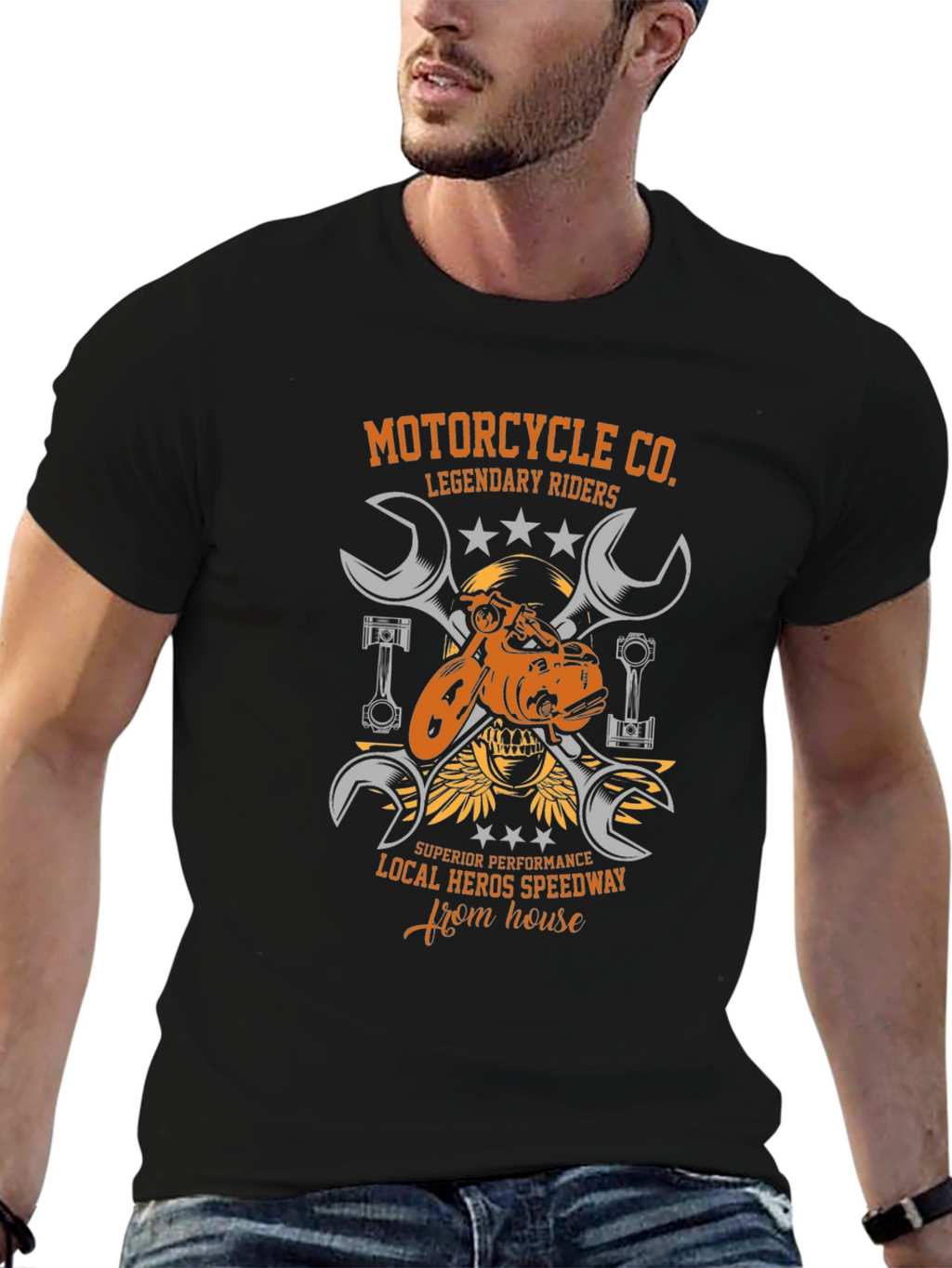 Motorcycle Co. Legendary Riders Graphic T-Shirt
