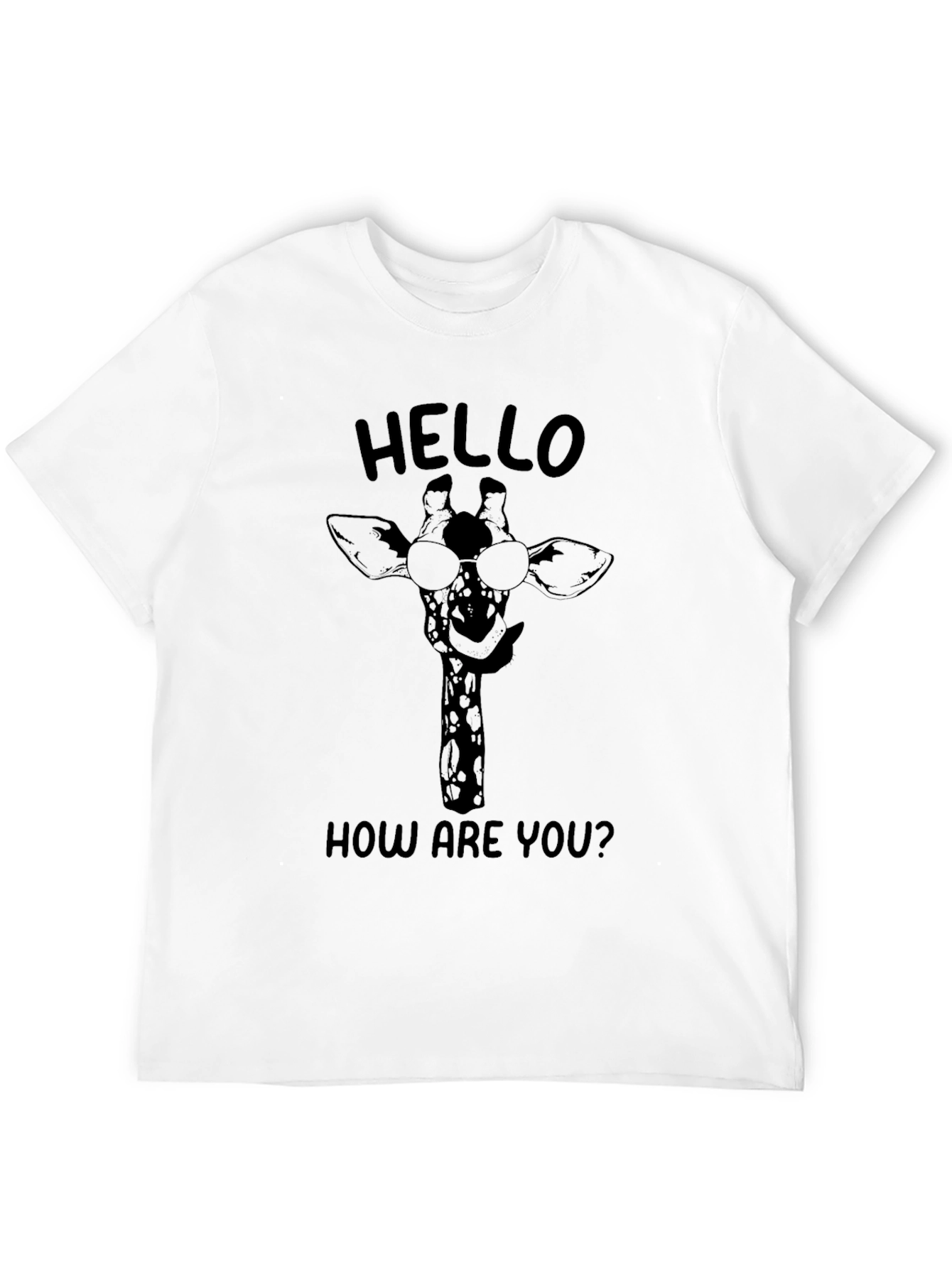 Cool Giraffe Graphic T-Shirt