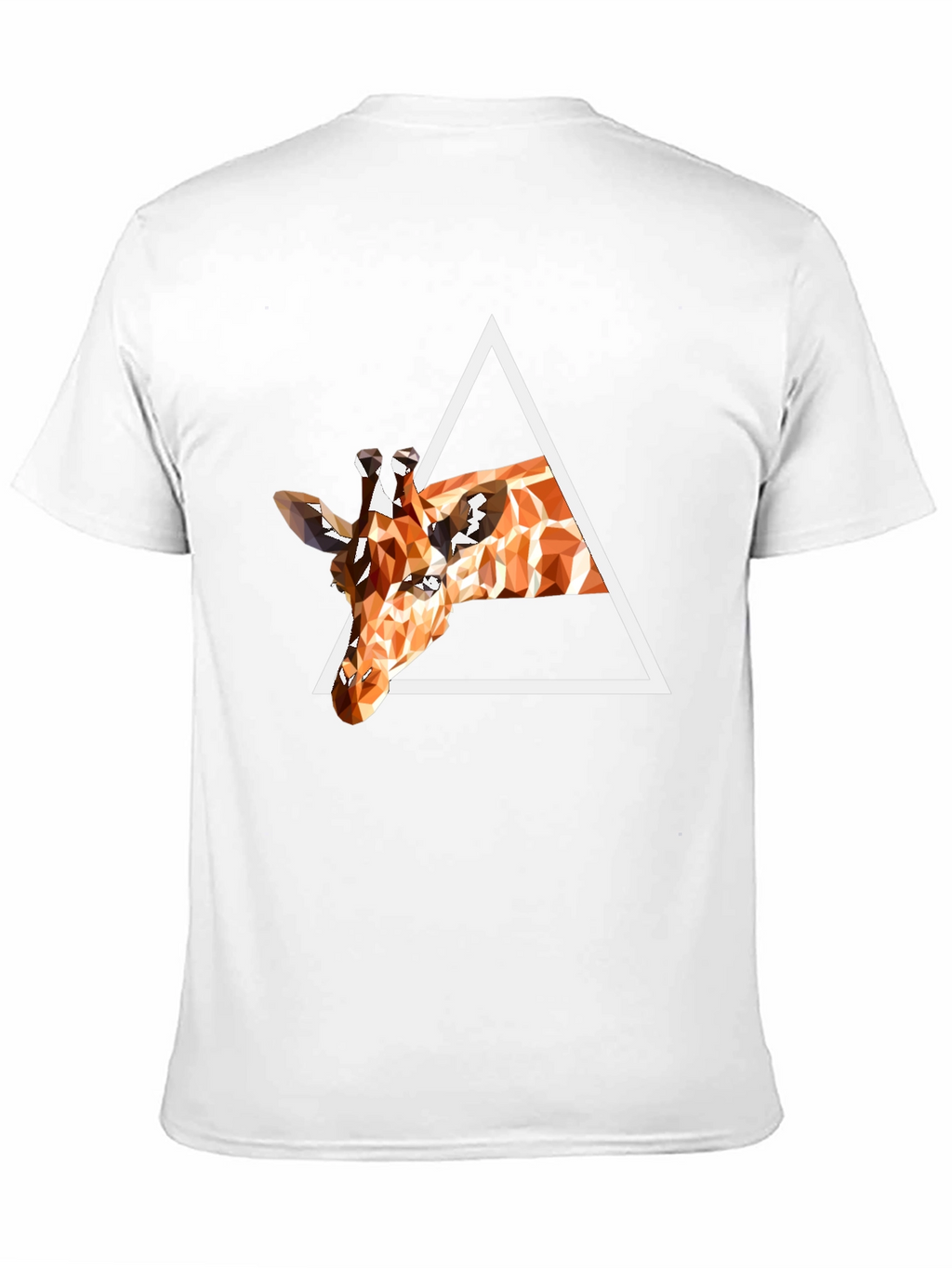 Geometric Giraffe T-Shirt - Modern Art Tee