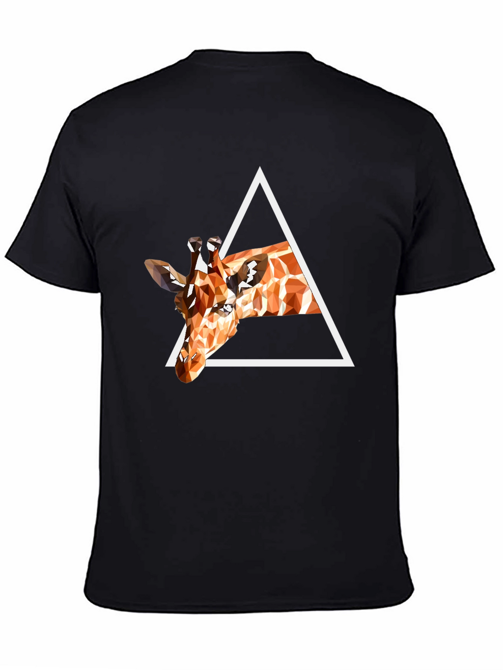 Geometric Giraffe T-Shirt - Modern Art Tee