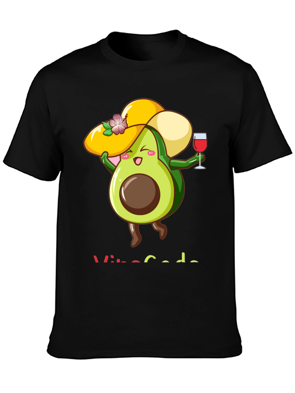 Funny Avocado Wine Lover T-Shirt