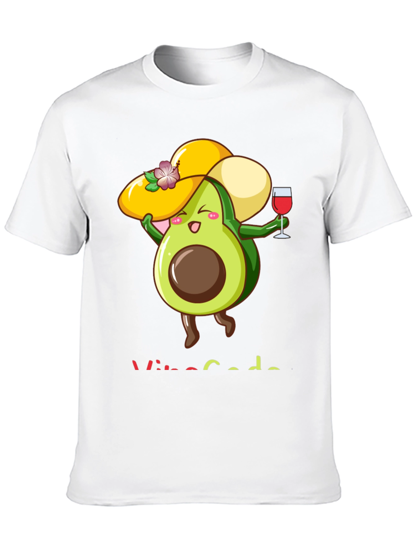 Funny Avocado Wine Lover T-Shirt