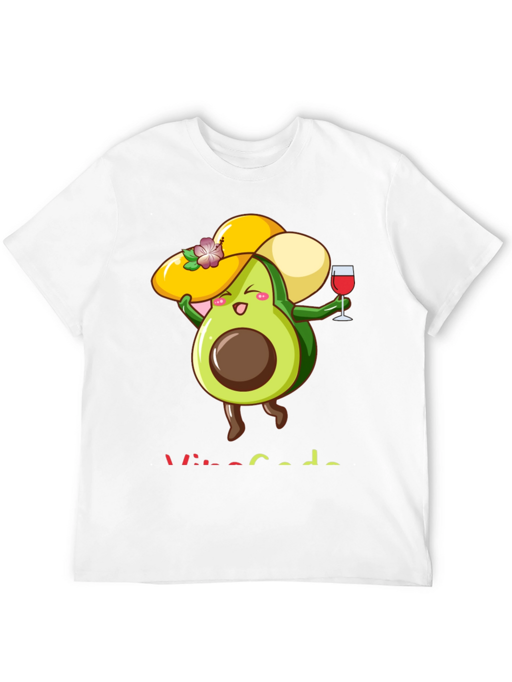 Funny Avocado Wine Lover T-Shirt