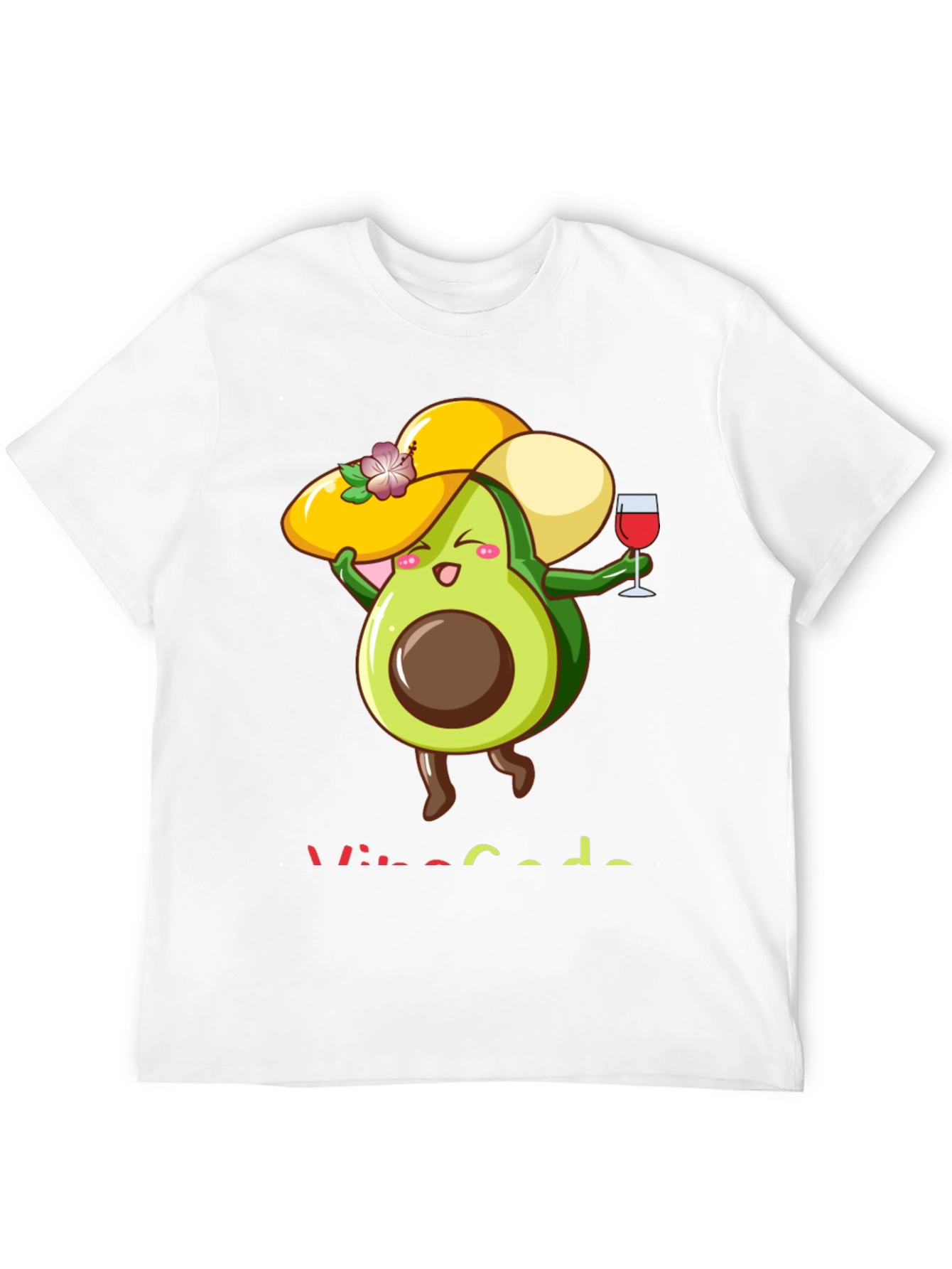 Funny Avocado Wine Lover T-Shirt