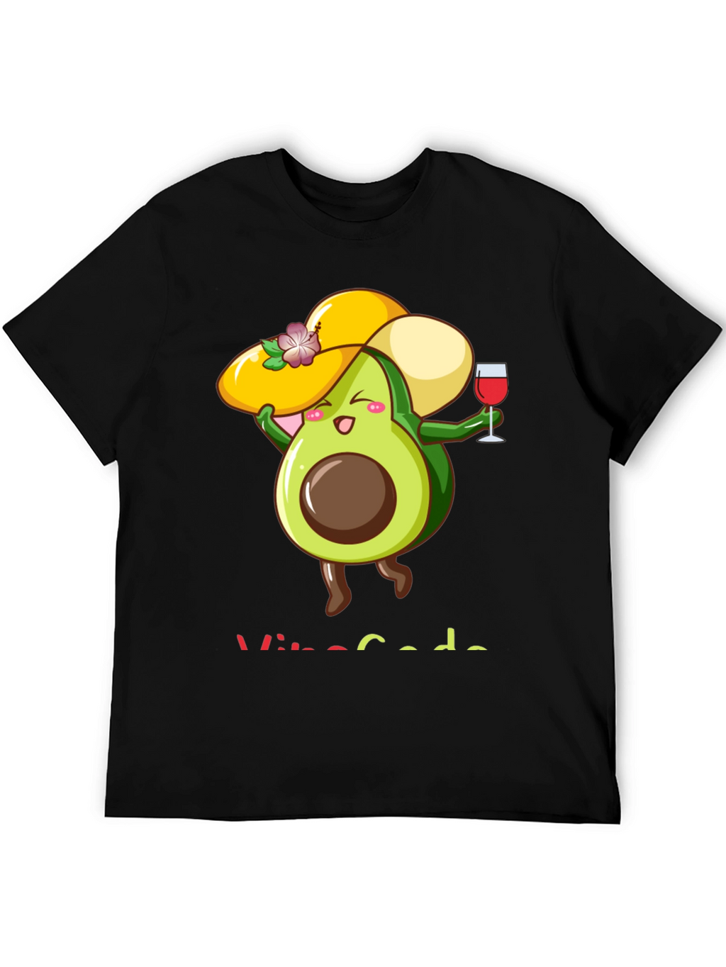 Funny Avocado Wine Lover T-Shirt