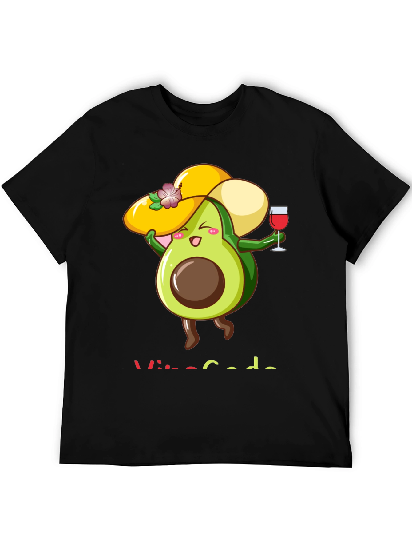 Funny Avocado Wine Lover T-Shirt