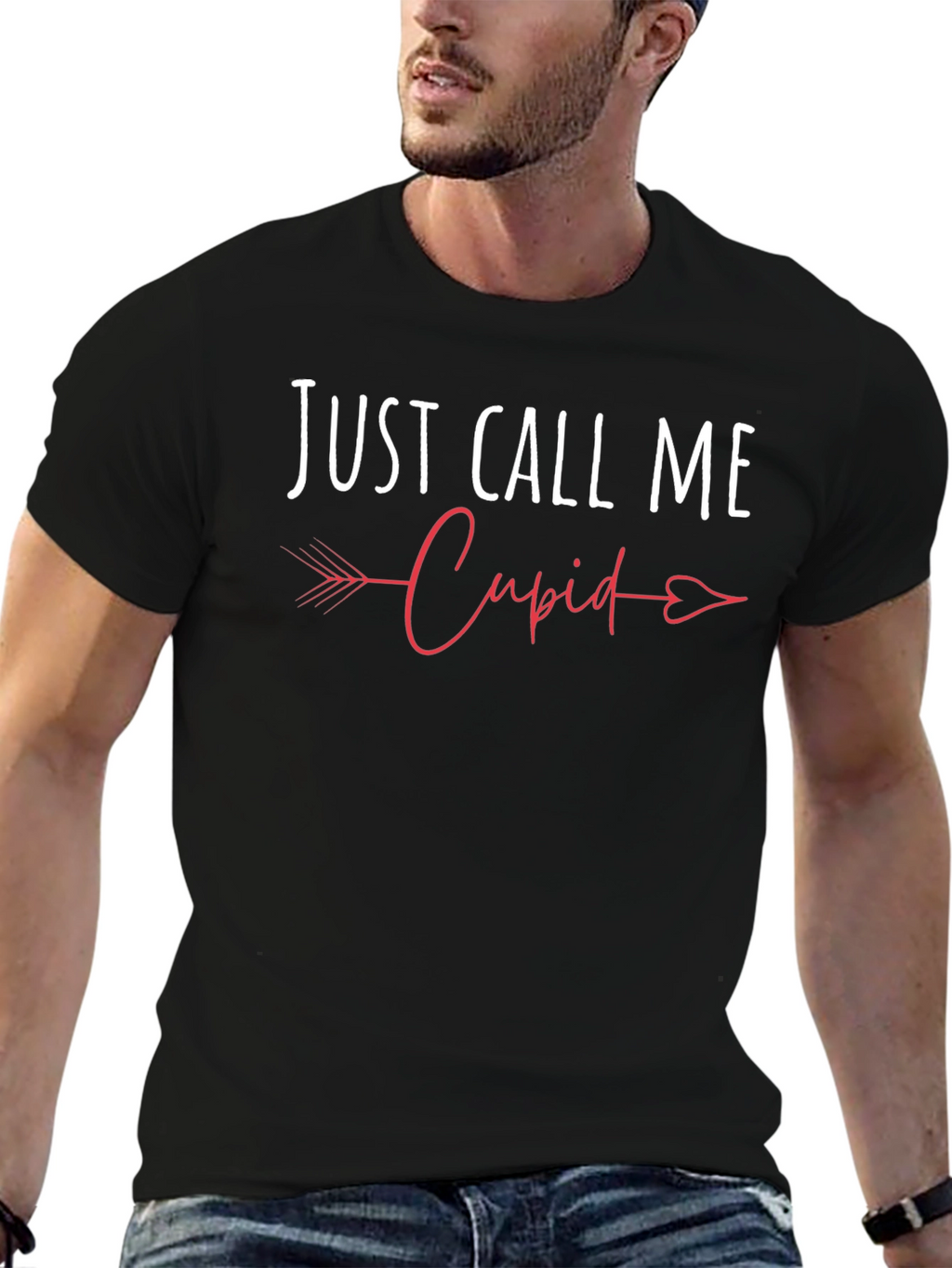 Just Call Me Cupid Valentines Day T-Shirt