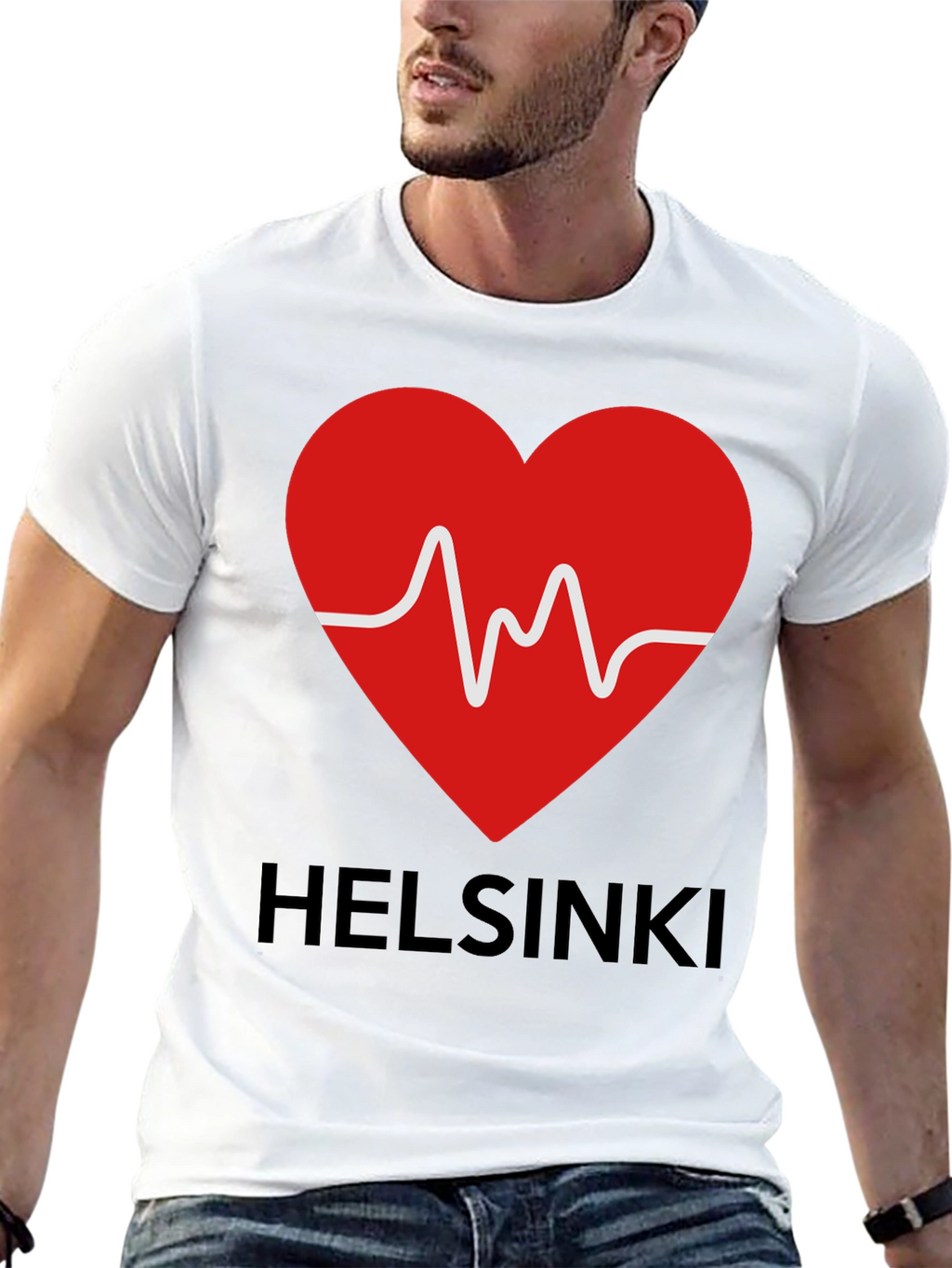 Helsinki Heartbeat T-Shirt - City Love