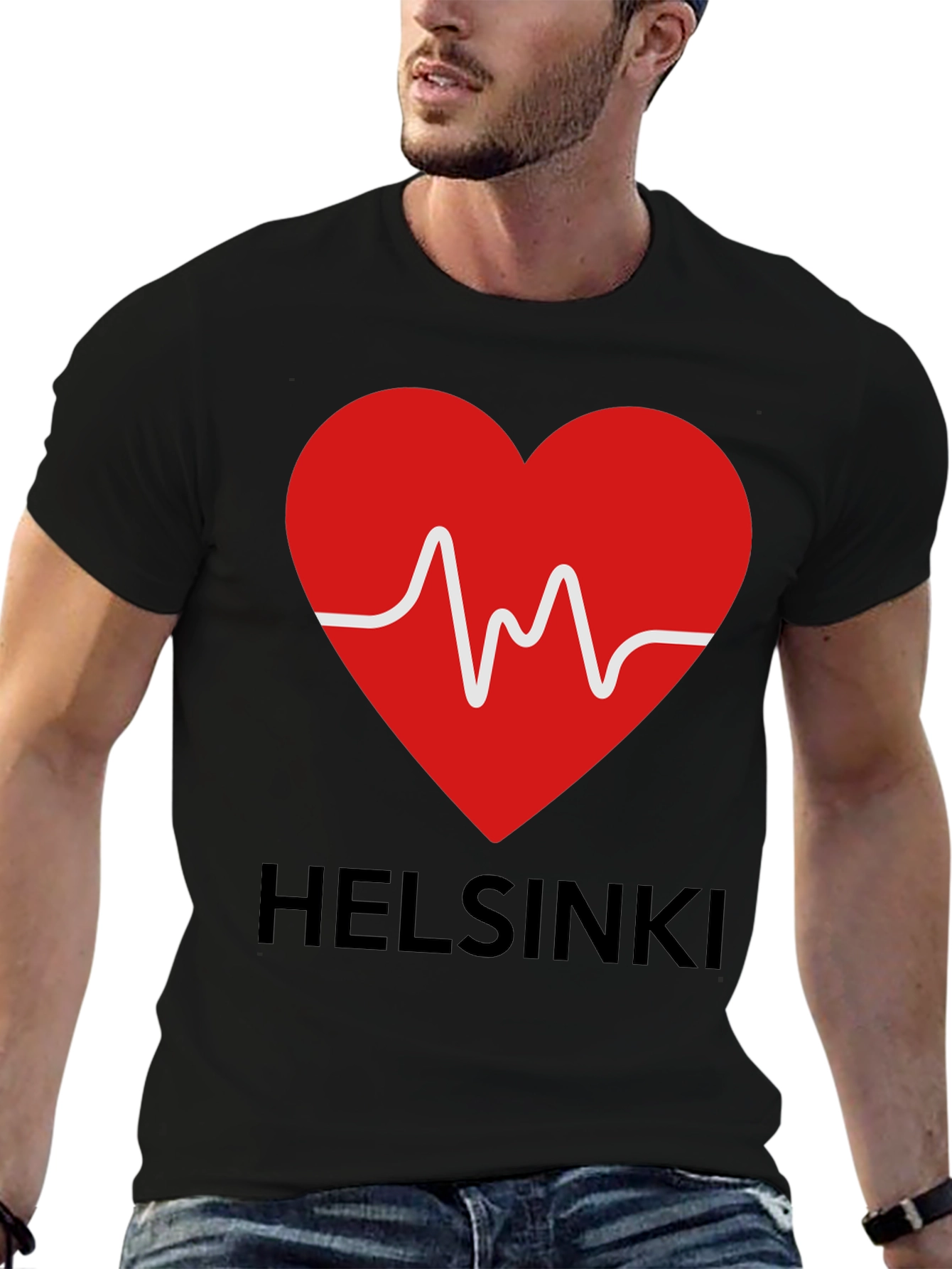 Helsinki Heartbeat T-Shirt - City Love