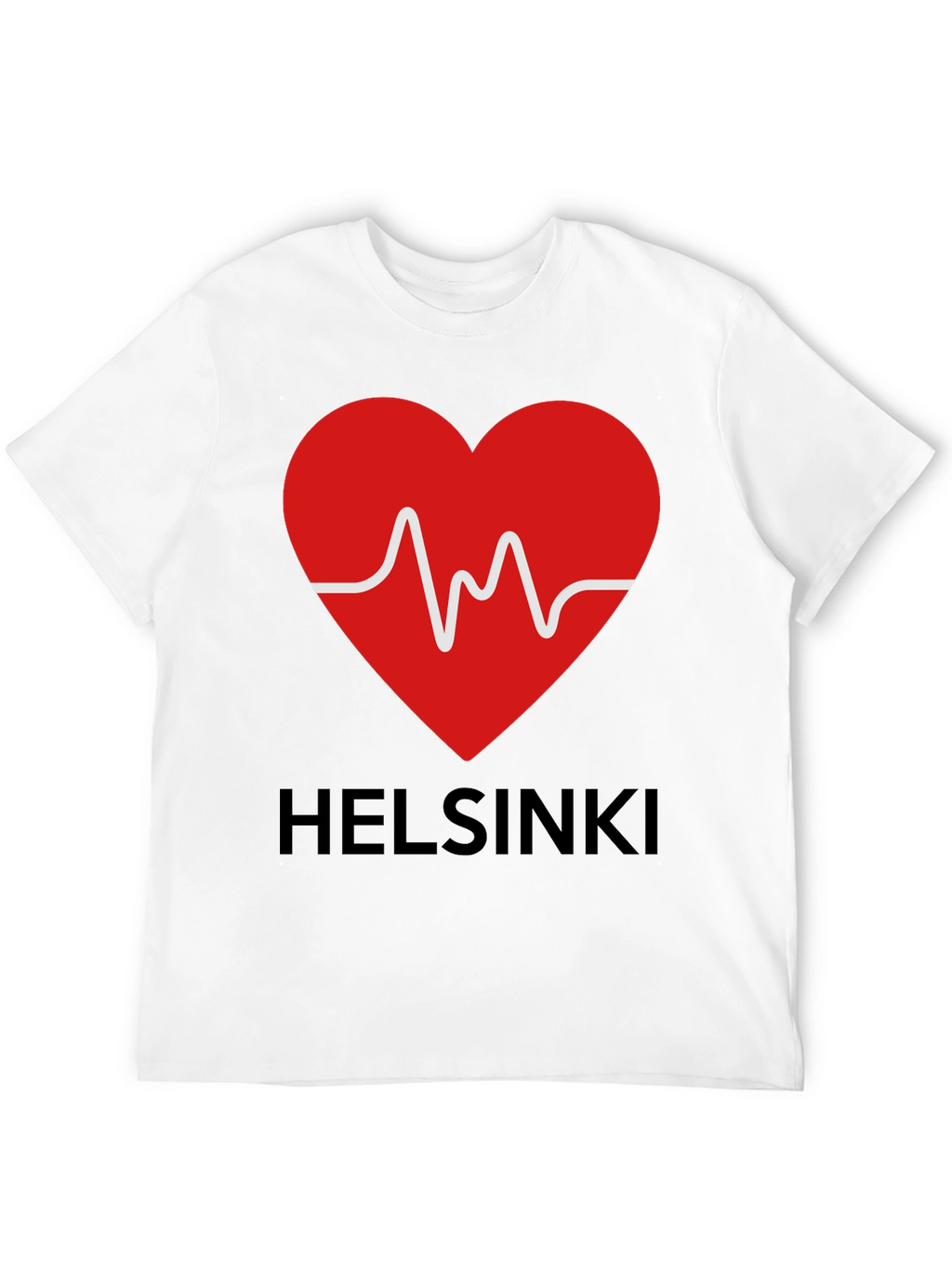 Helsinki Heartbeat T-Shirt - City Love