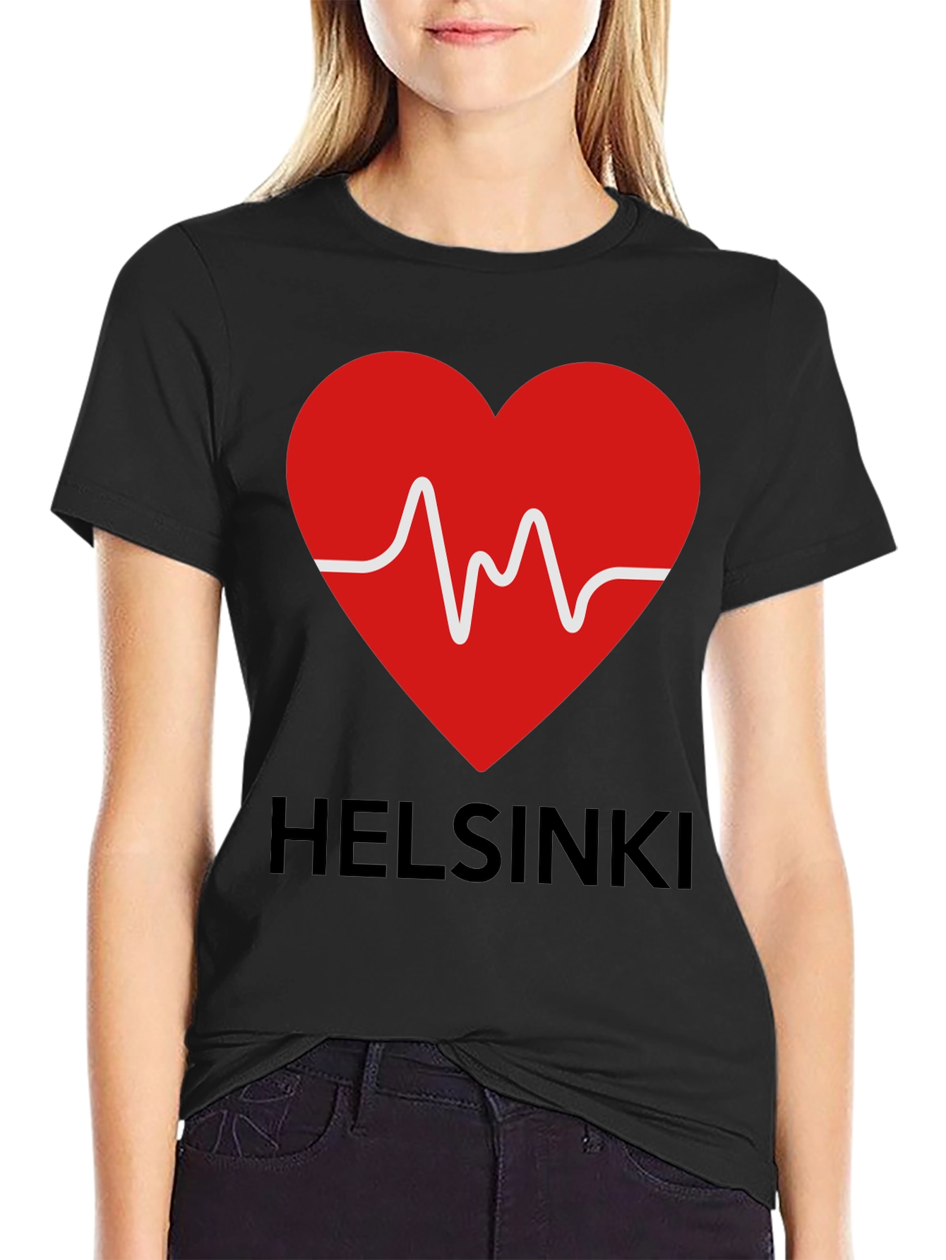 Helsinki Heartbeat T-Shirt - City Love