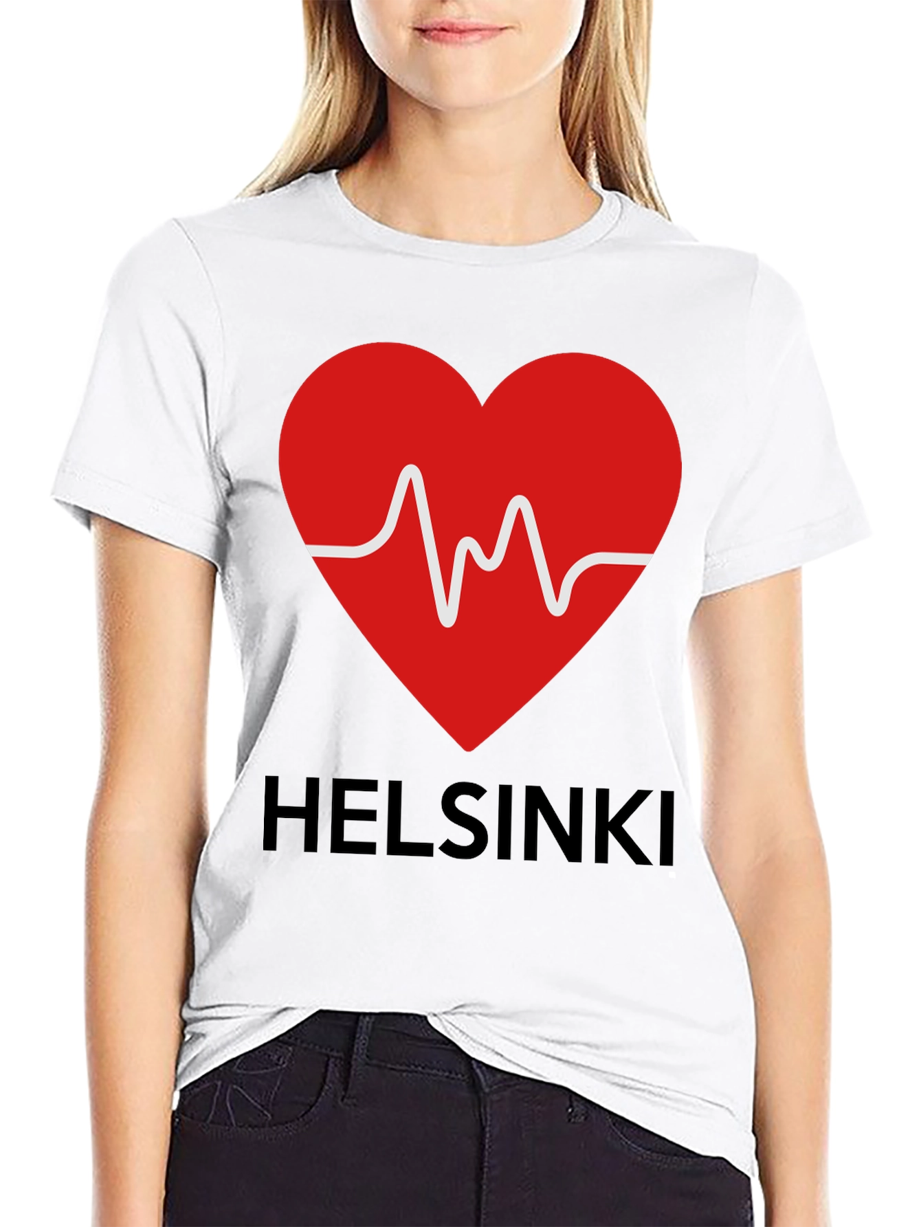 Helsinki Heartbeat T-Shirt - City Love
