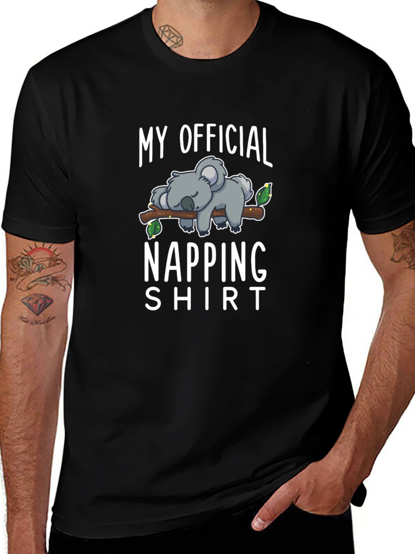 My Official Napping Shirt - Cute Koala Tee