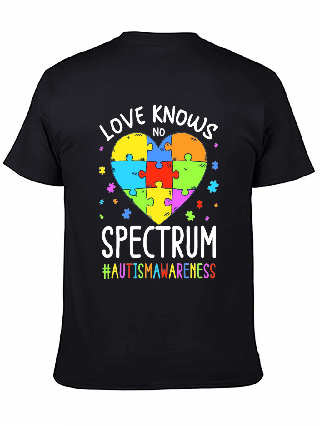 Love Knows No Spectrum T-Shirt Autism Awareness
