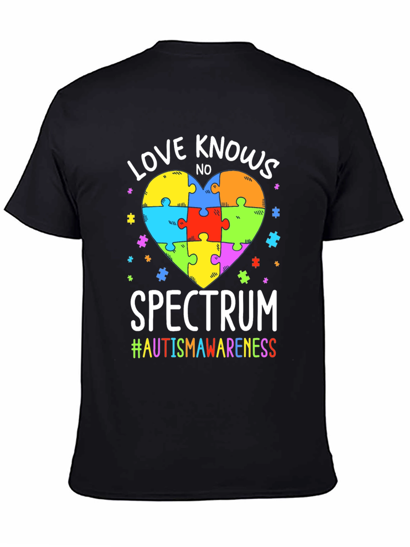 Love Knows No Spectrum T-Shirt Autism Awareness