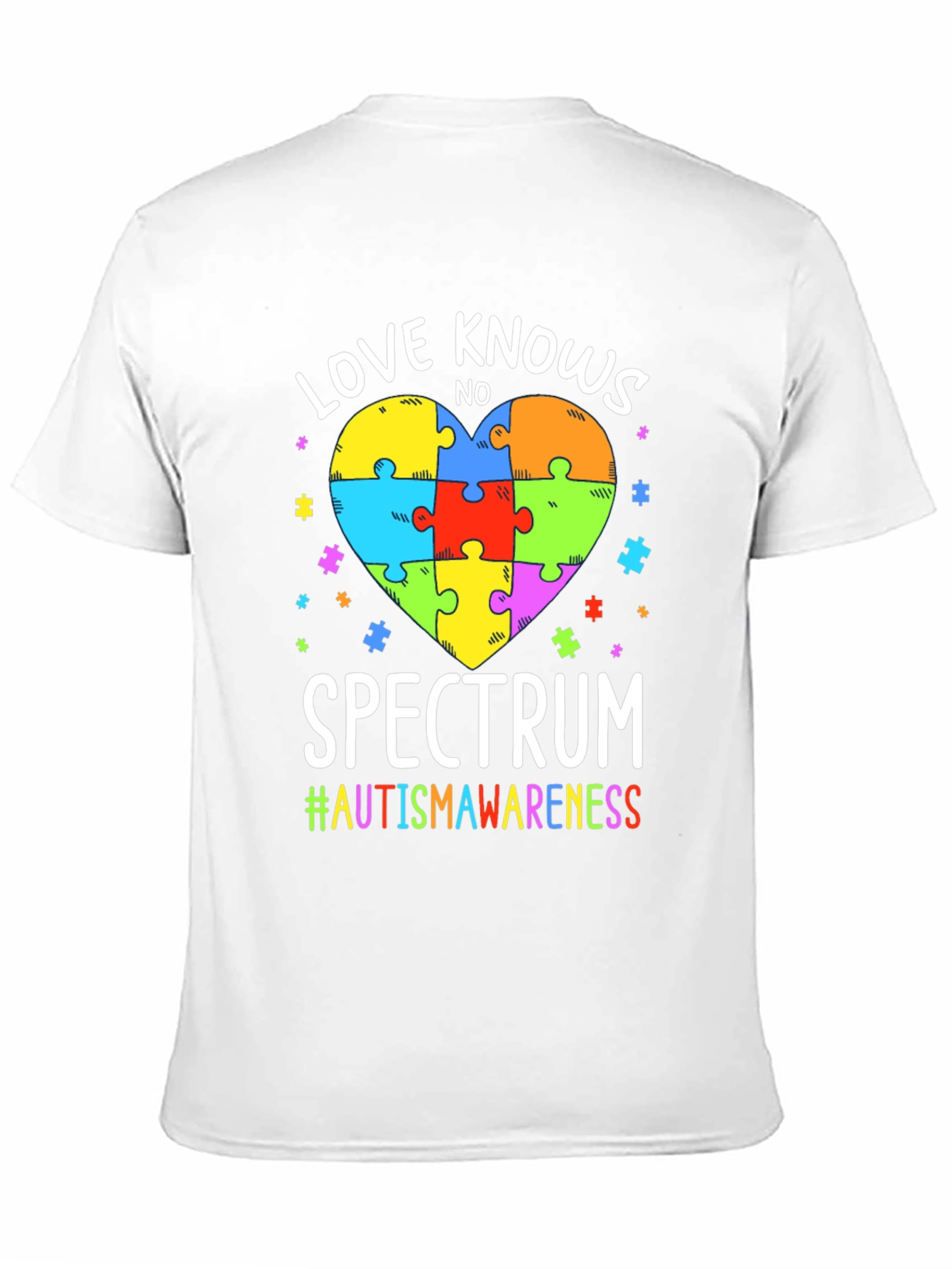 Love Knows No Spectrum T-Shirt Autism Awareness