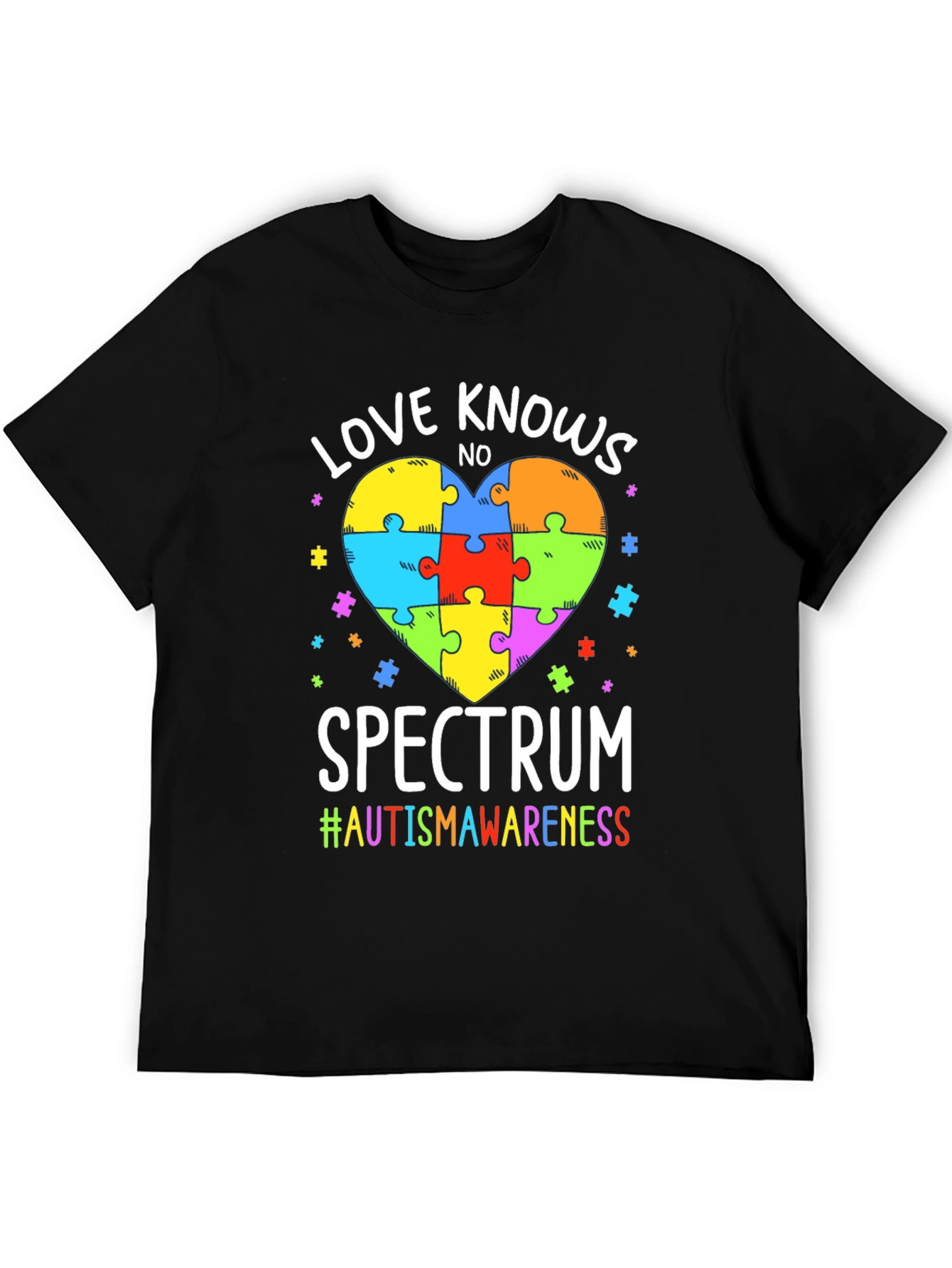 Love Knows No Spectrum T-Shirt Autism Awareness