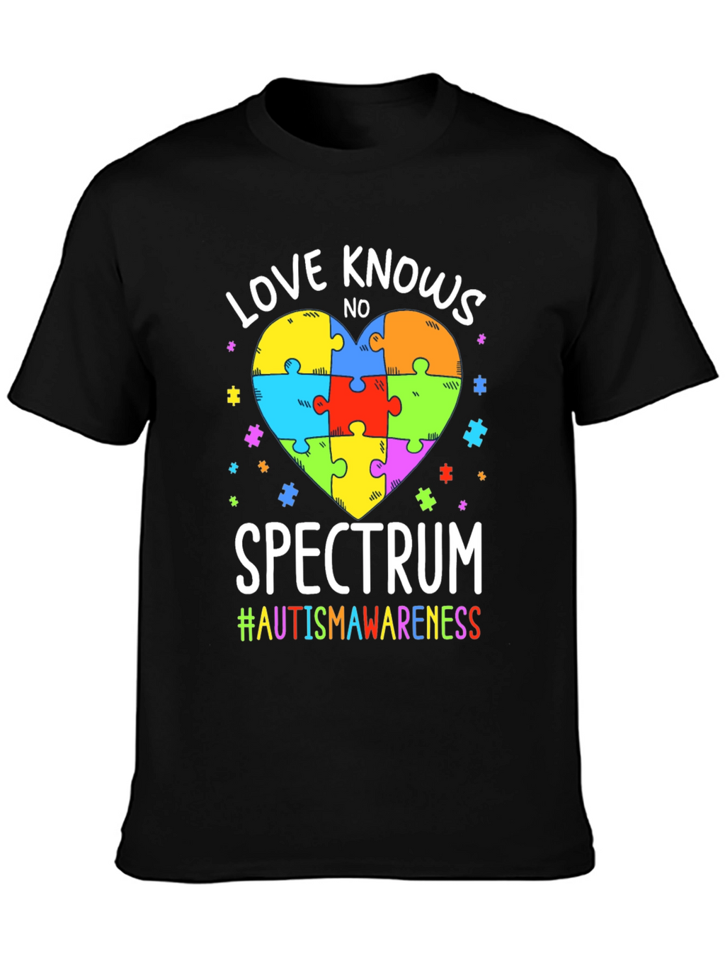 Love Knows No Spectrum T-Shirt Autism Awareness