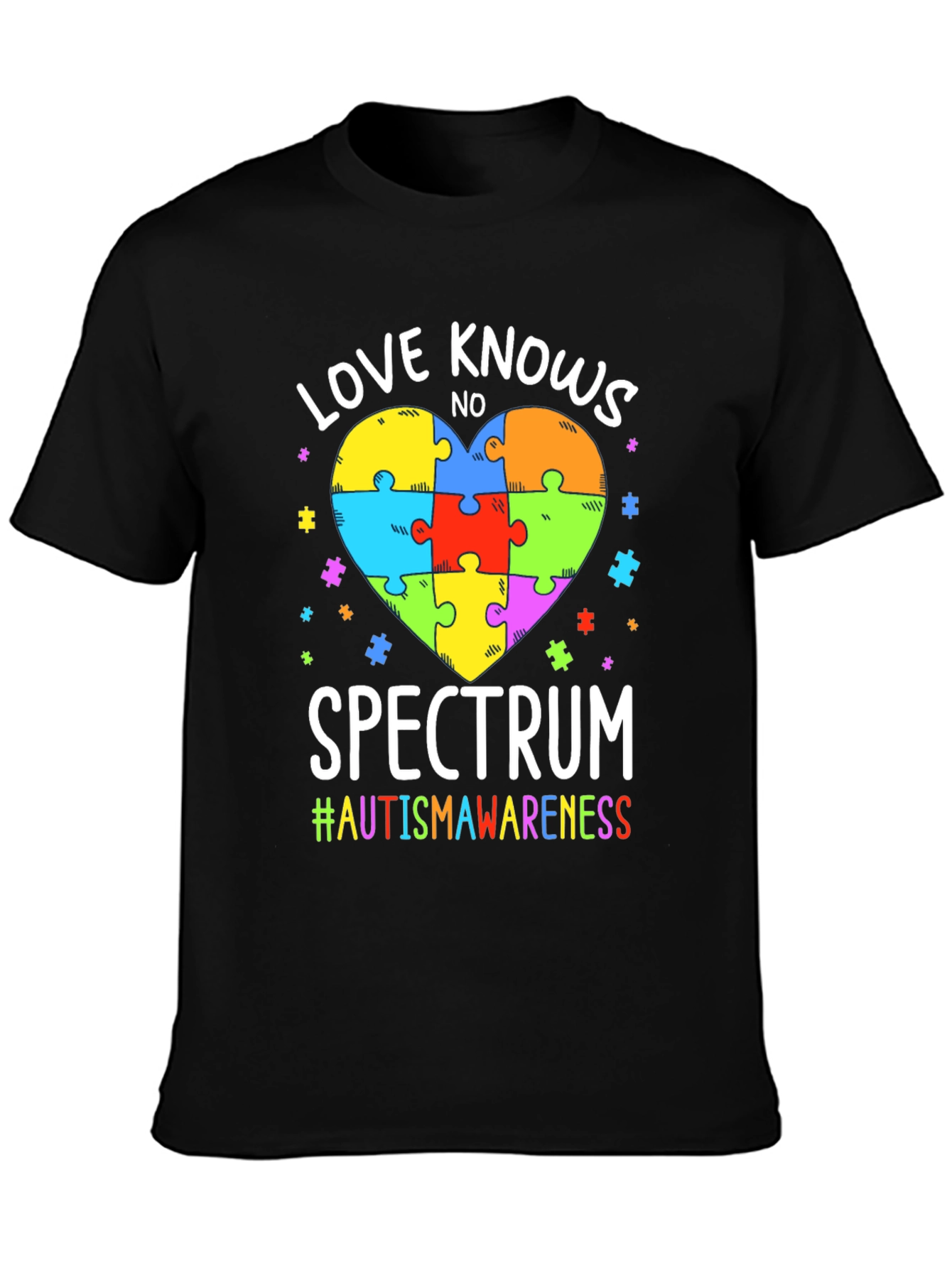 Love Knows No Spectrum T-Shirt Autism Awareness