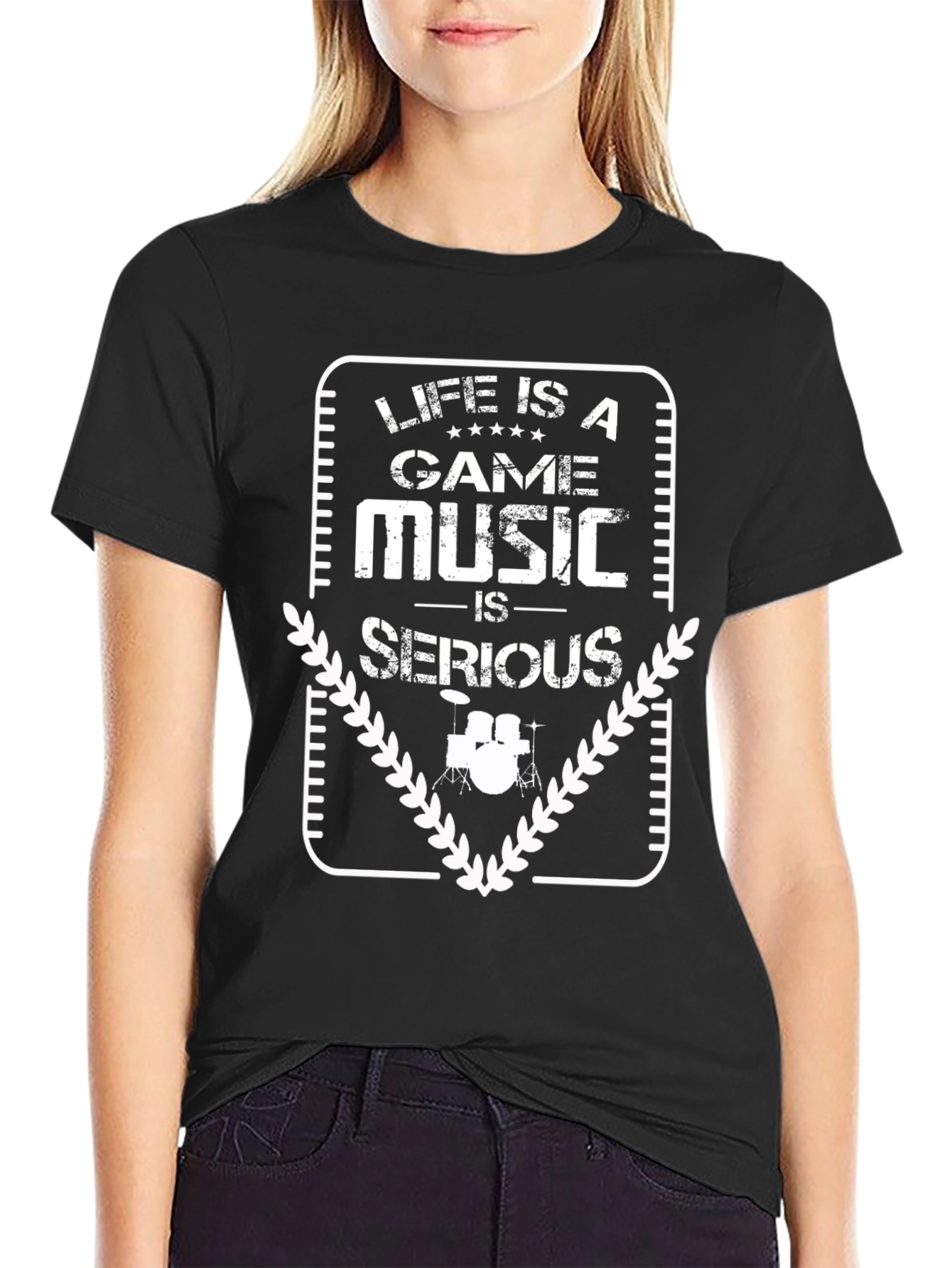 Life is a Game Music is Serious T-Shirt