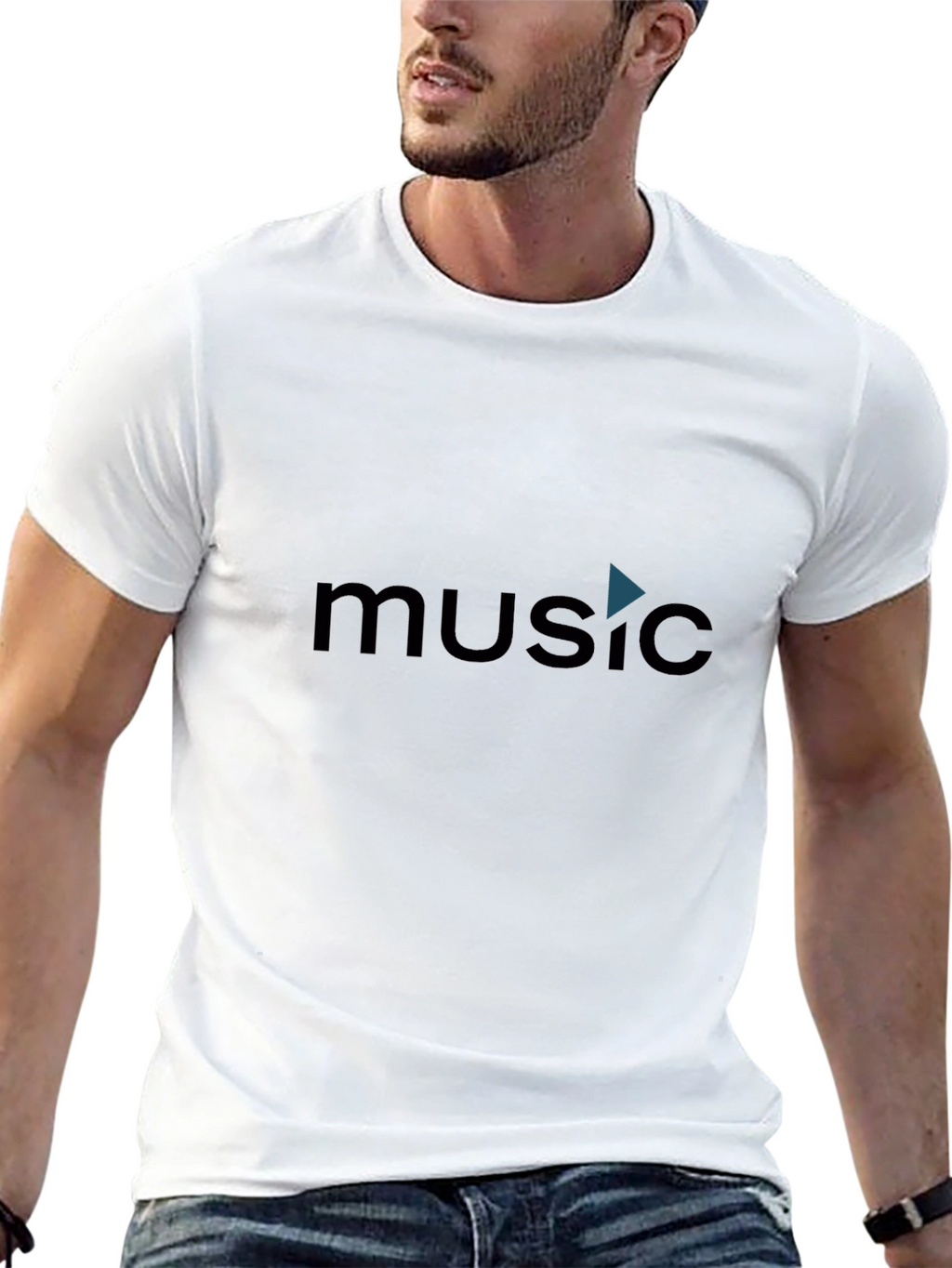 Music Graphic Black T-Shirt