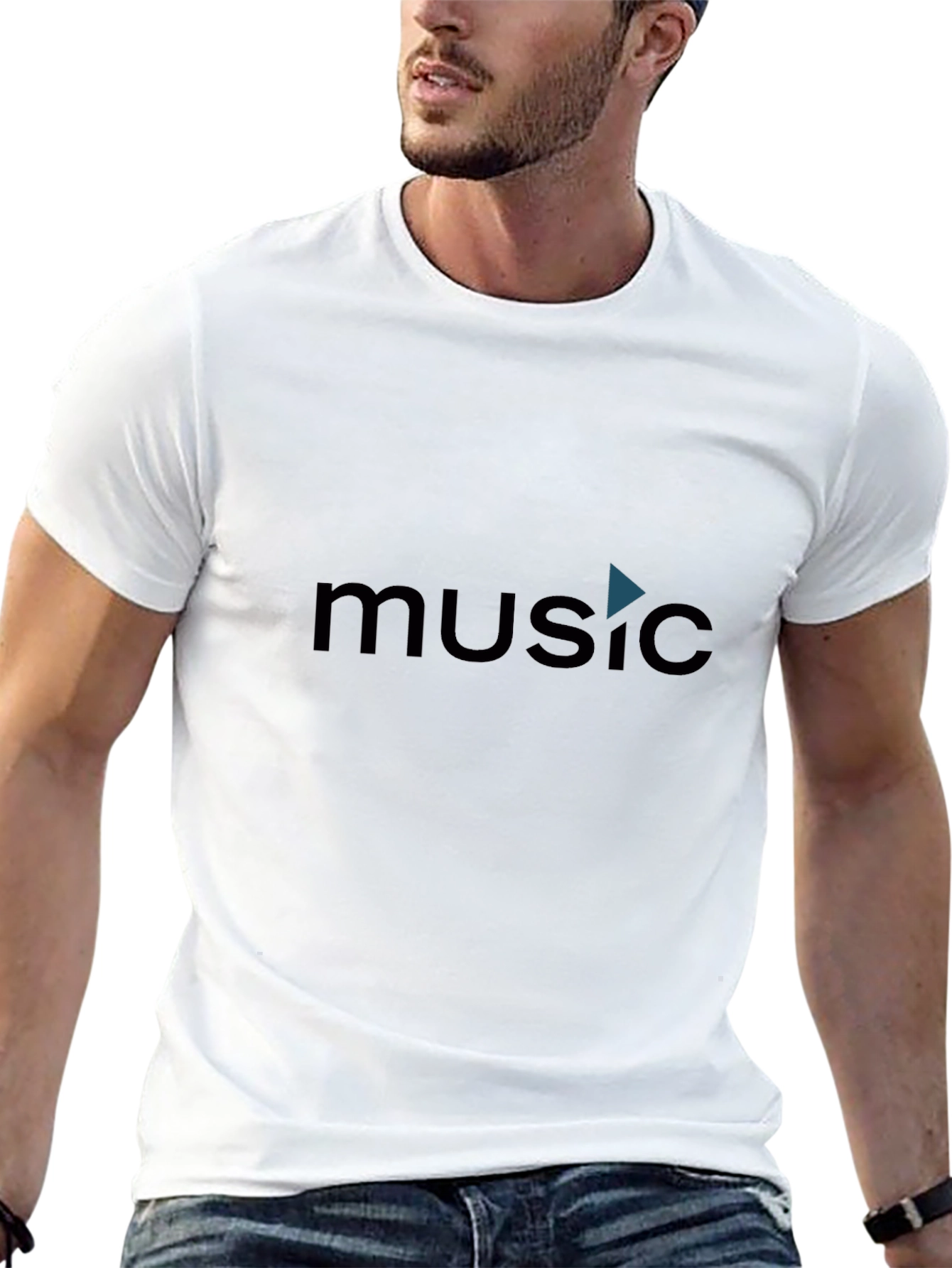 Music Graphic Black T-Shirt