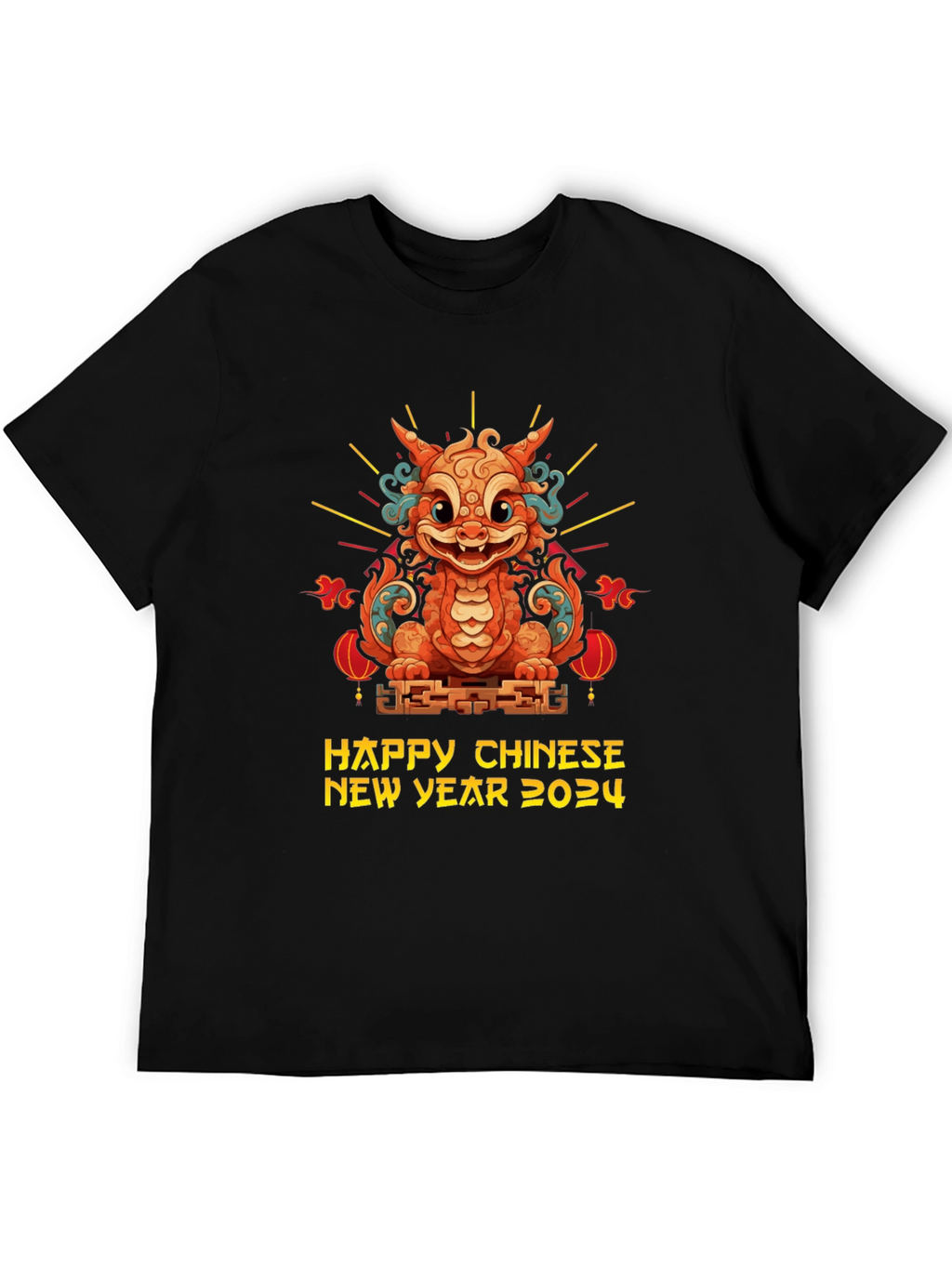 Chinese New Year 2024 Dragon Graphic Tee