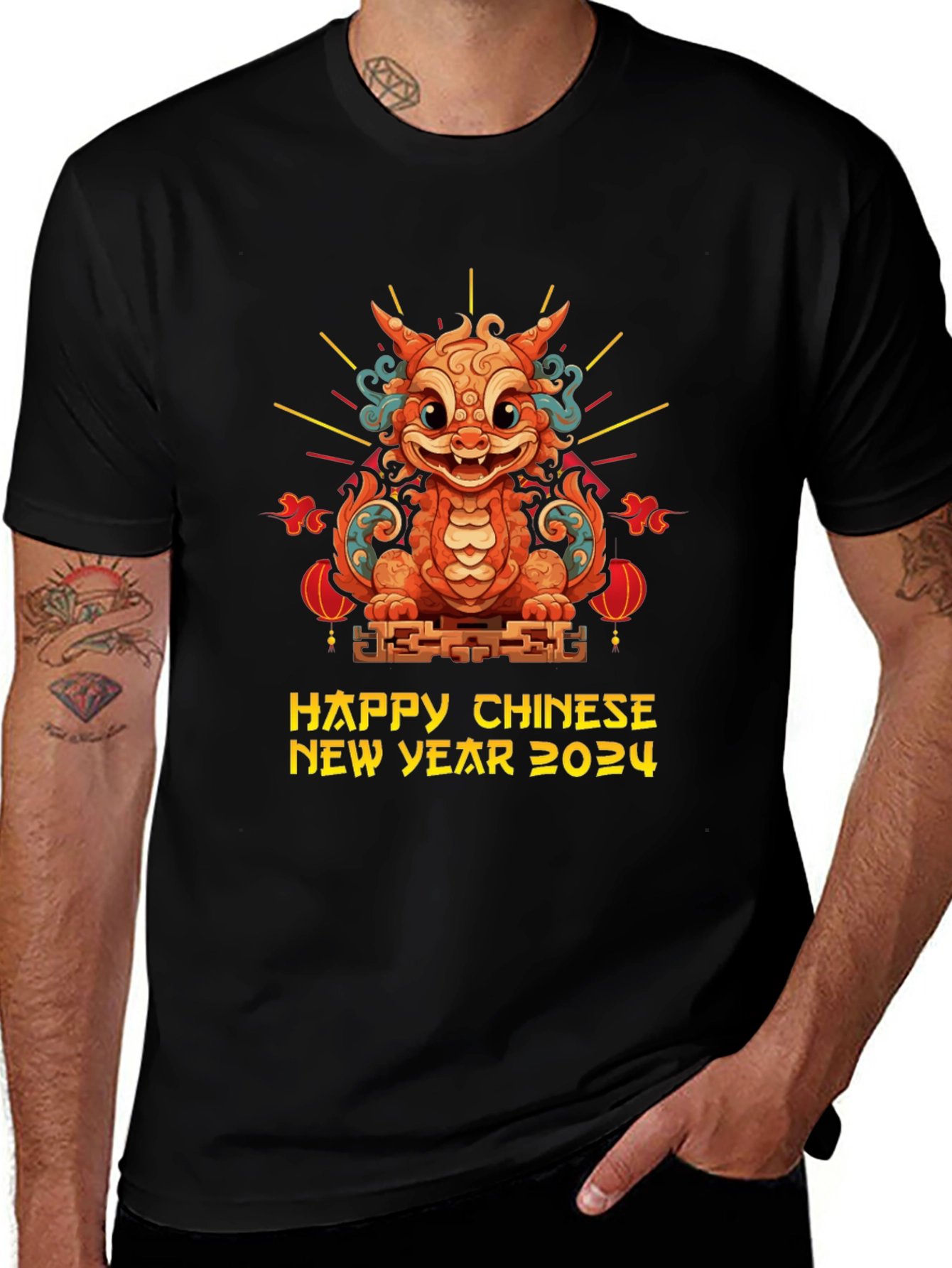 Chinese New Year 2024 Dragon Graphic Tee