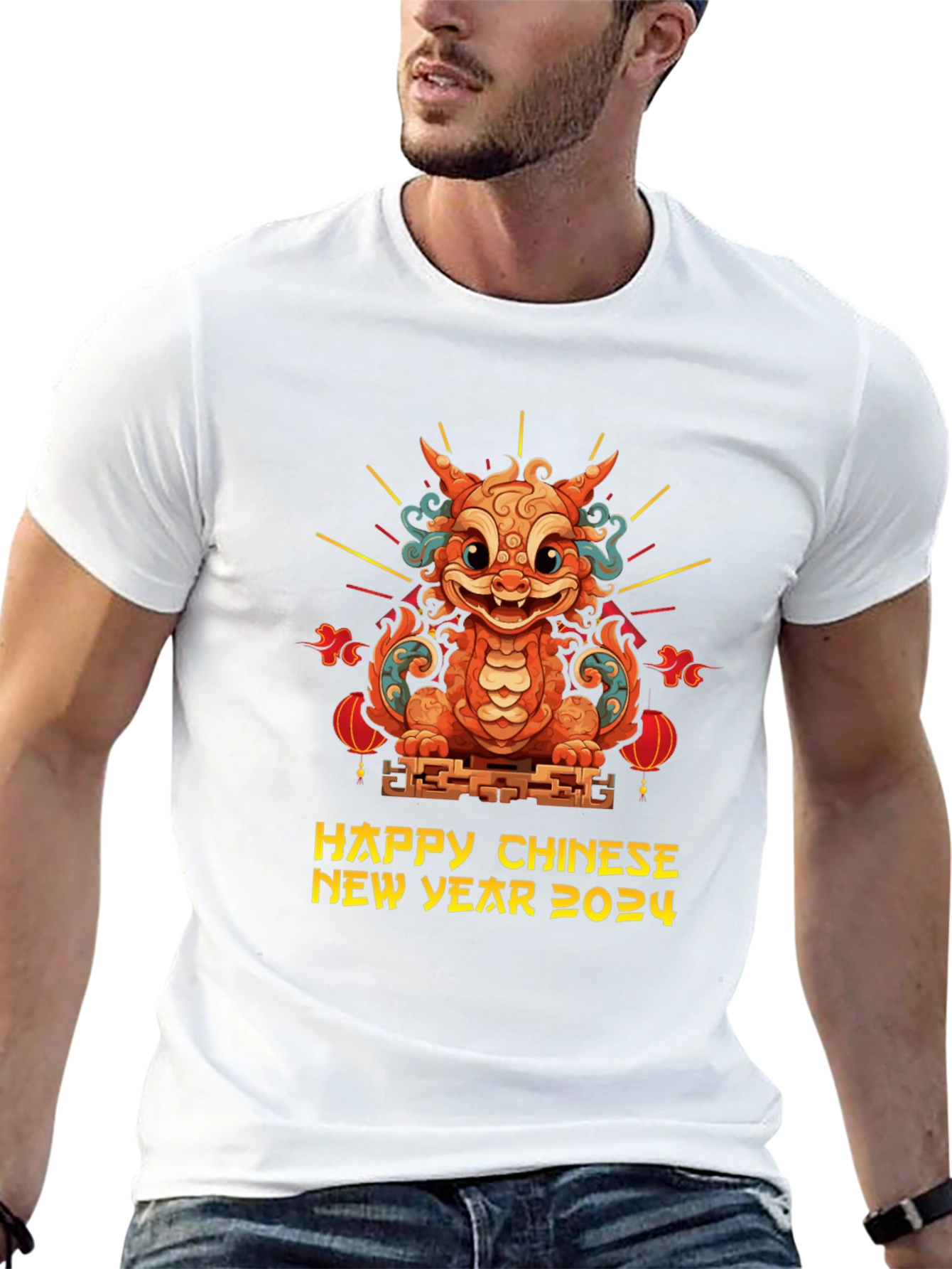 Chinese New Year 2024 Dragon Graphic Tee