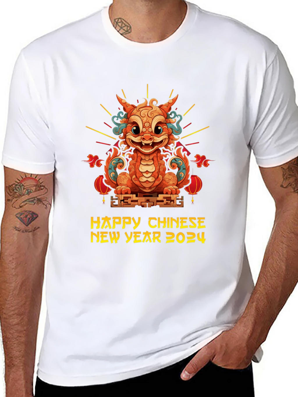 Chinese New Year 2024 Dragon Graphic Tee