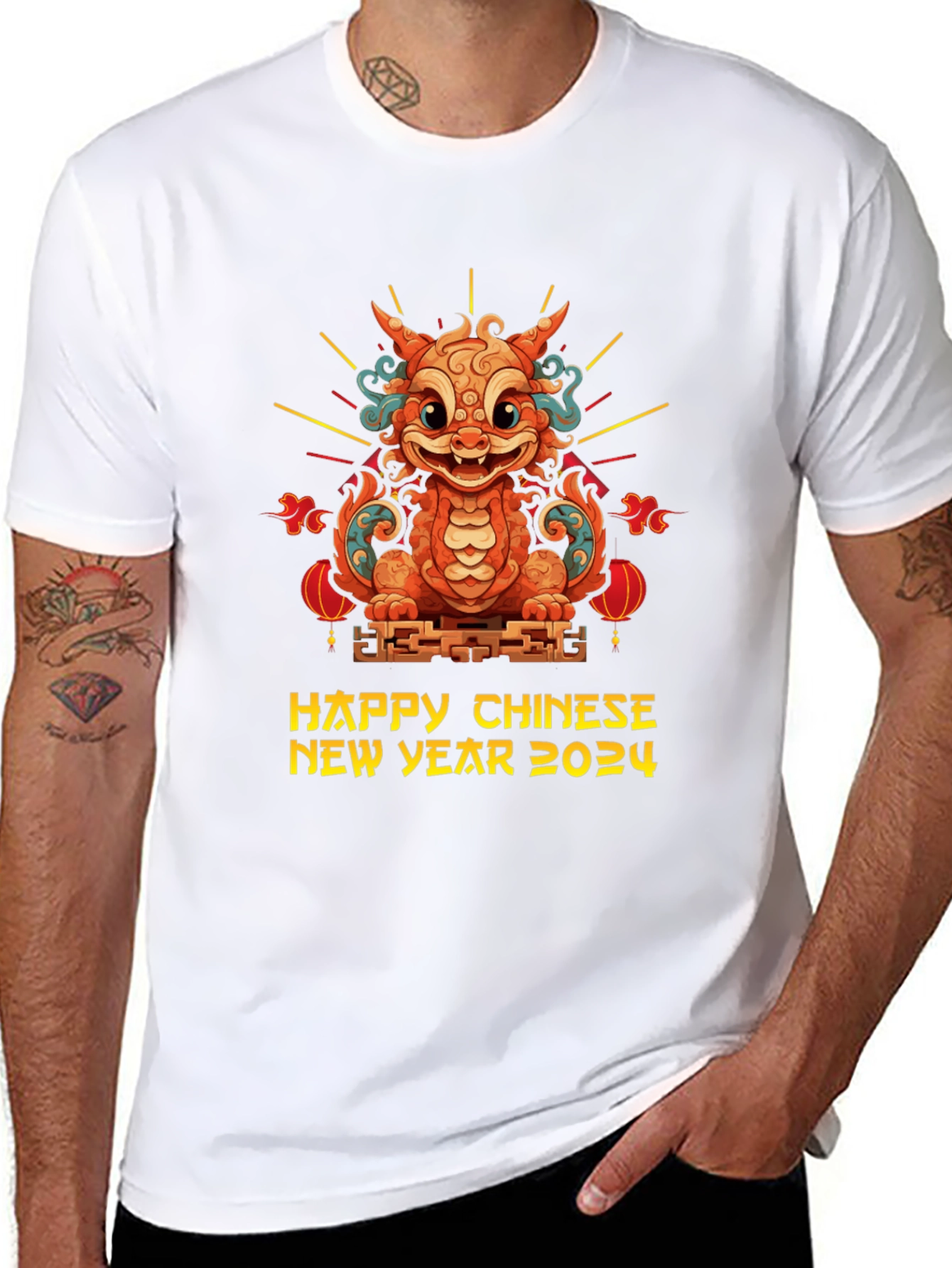 Chinese New Year 2024 Dragon Graphic Tee