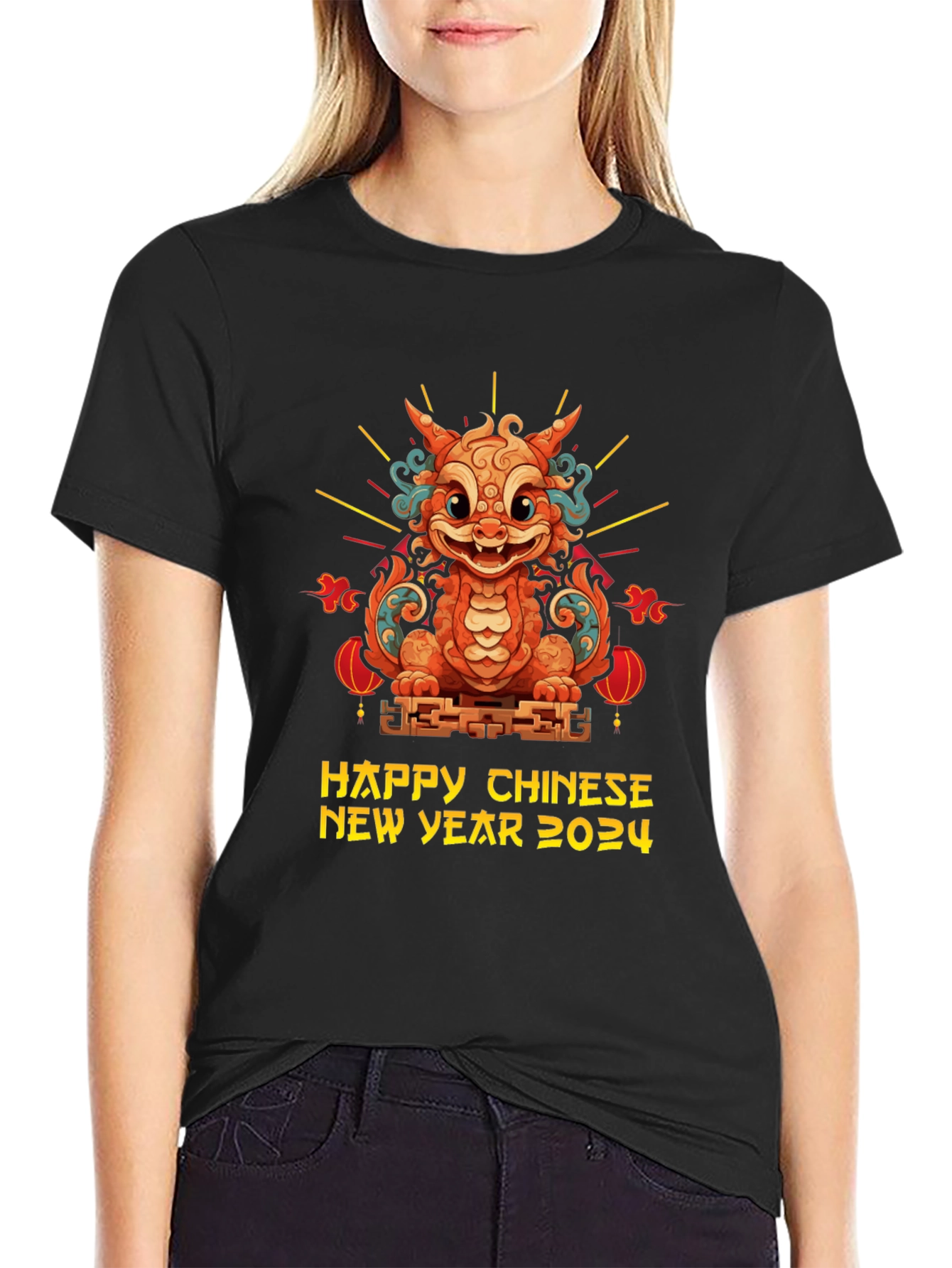 Chinese New Year 2024 Dragon Graphic Tee