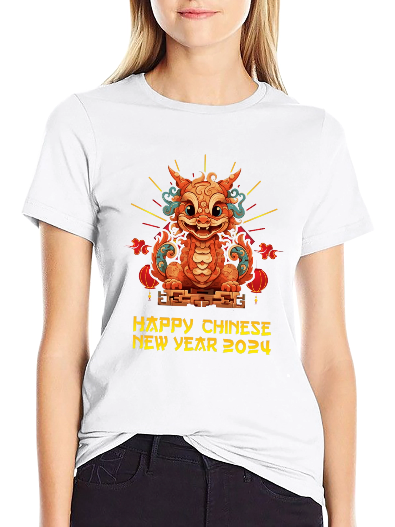 Chinese New Year 2024 Dragon Graphic Tee