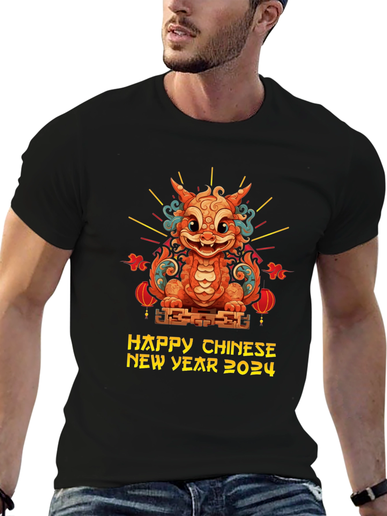Chinese New Year 2024 Dragon Graphic Tee