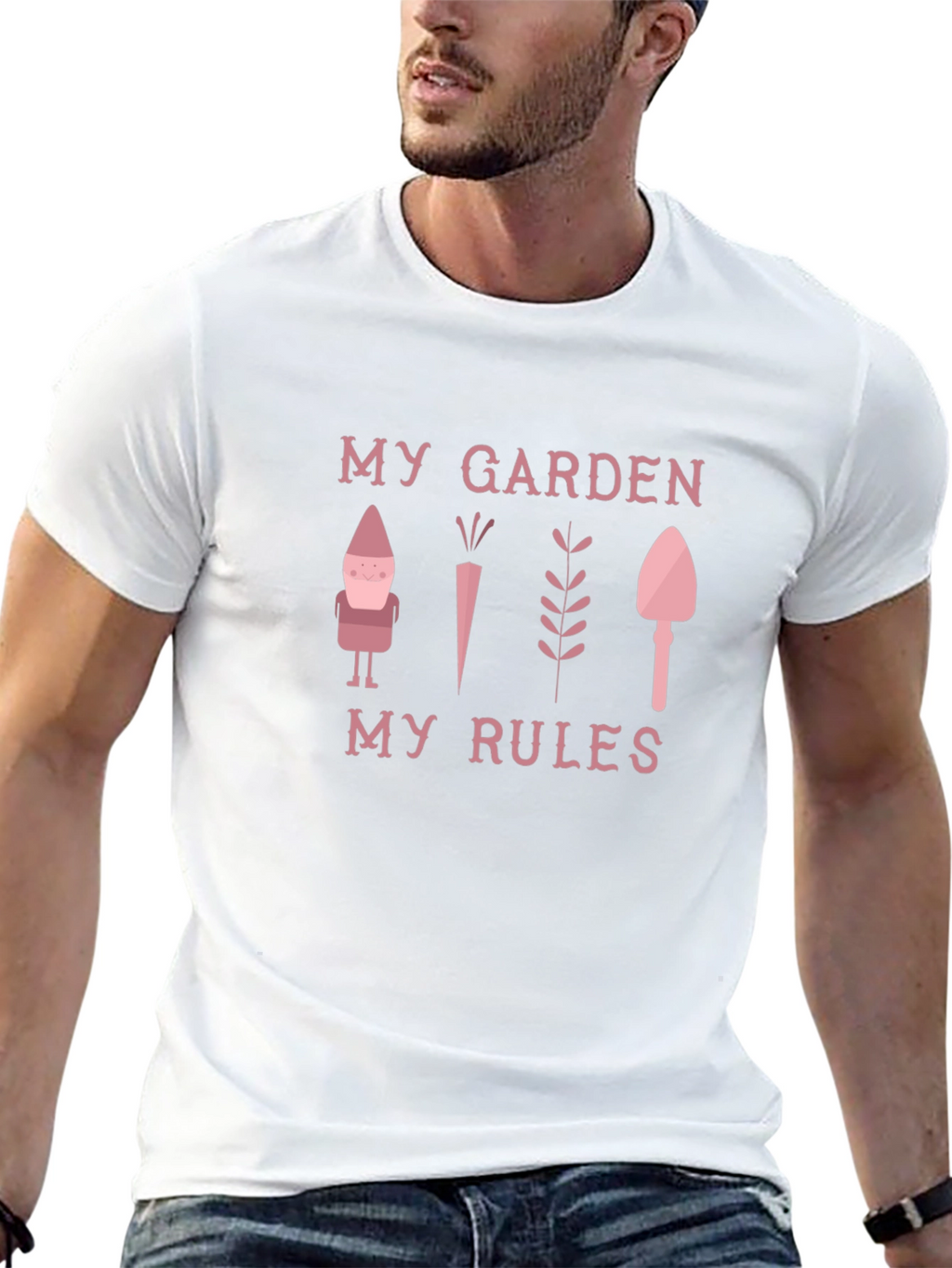 My Garden My Rules Novelty Graphic T-Shirt