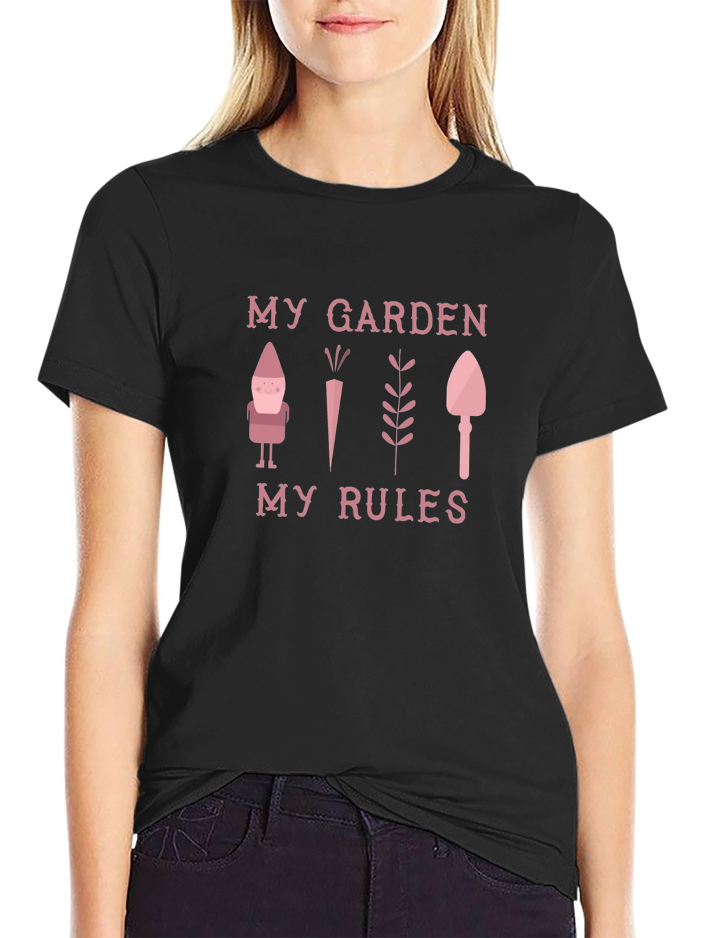 My Garden My Rules Novelty Graphic T-Shirt
