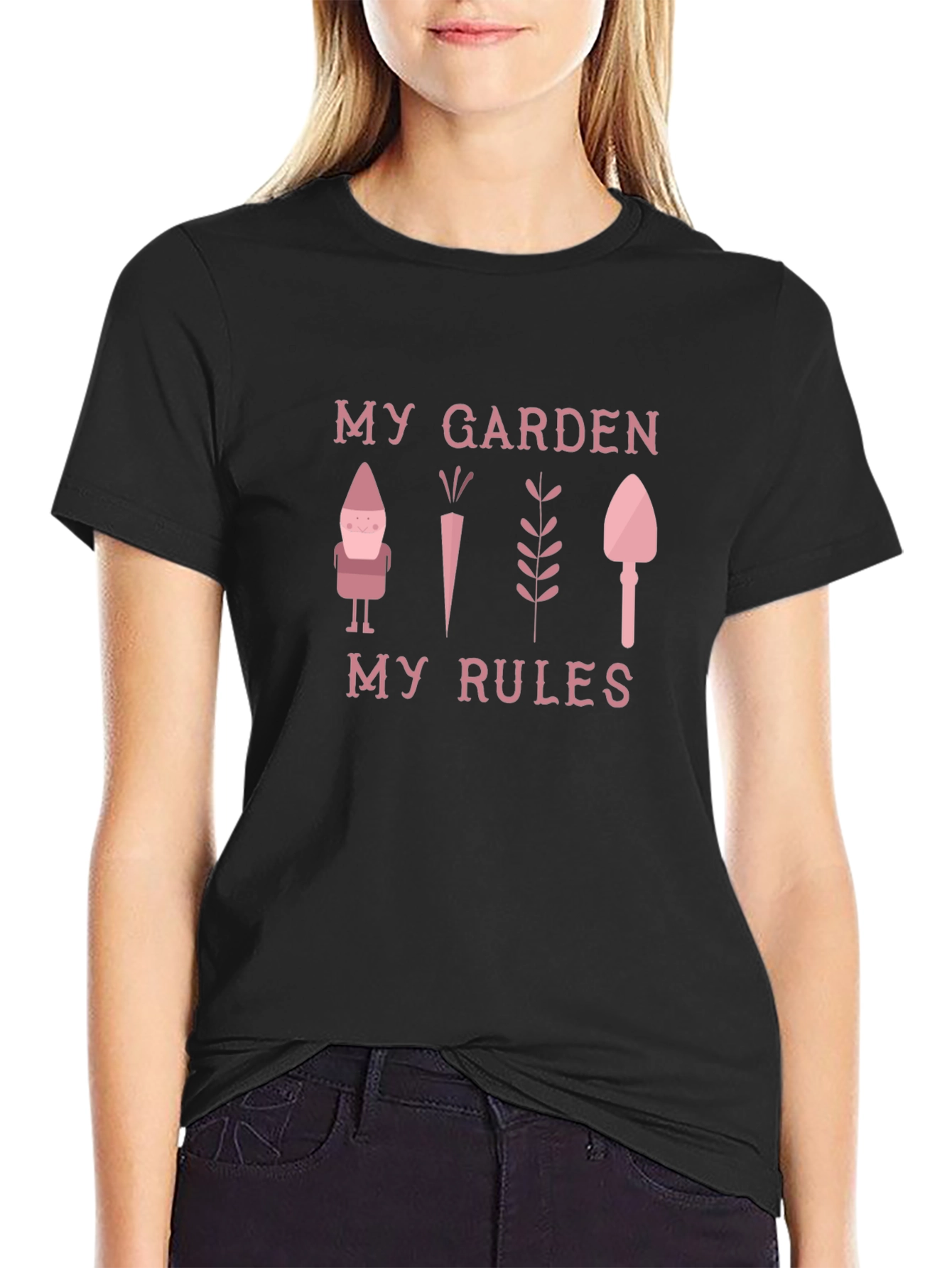 My Garden My Rules Novelty Graphic T-Shirt