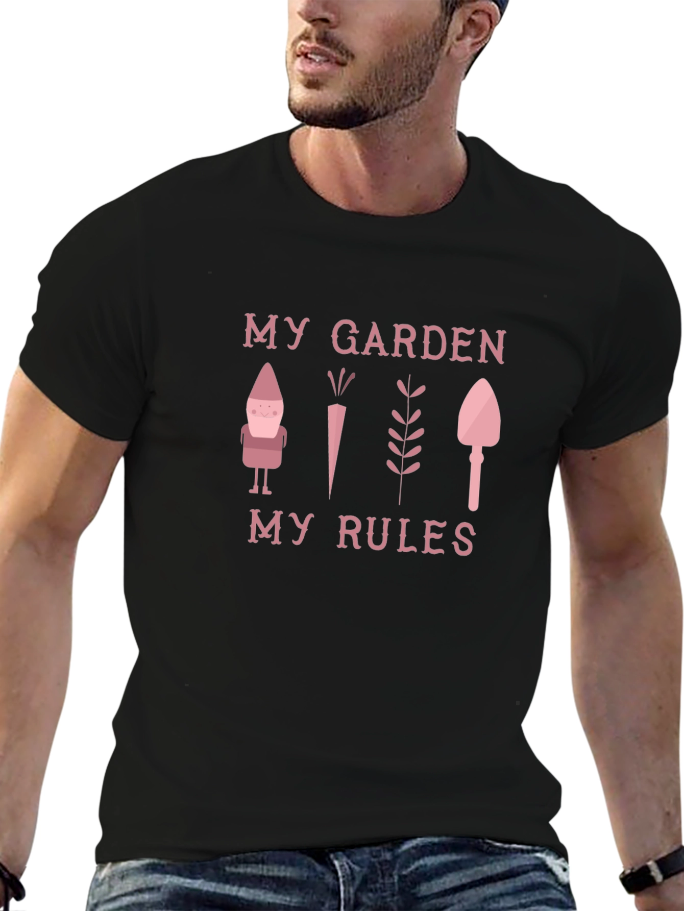 My Garden My Rules Novelty Graphic T-Shirt