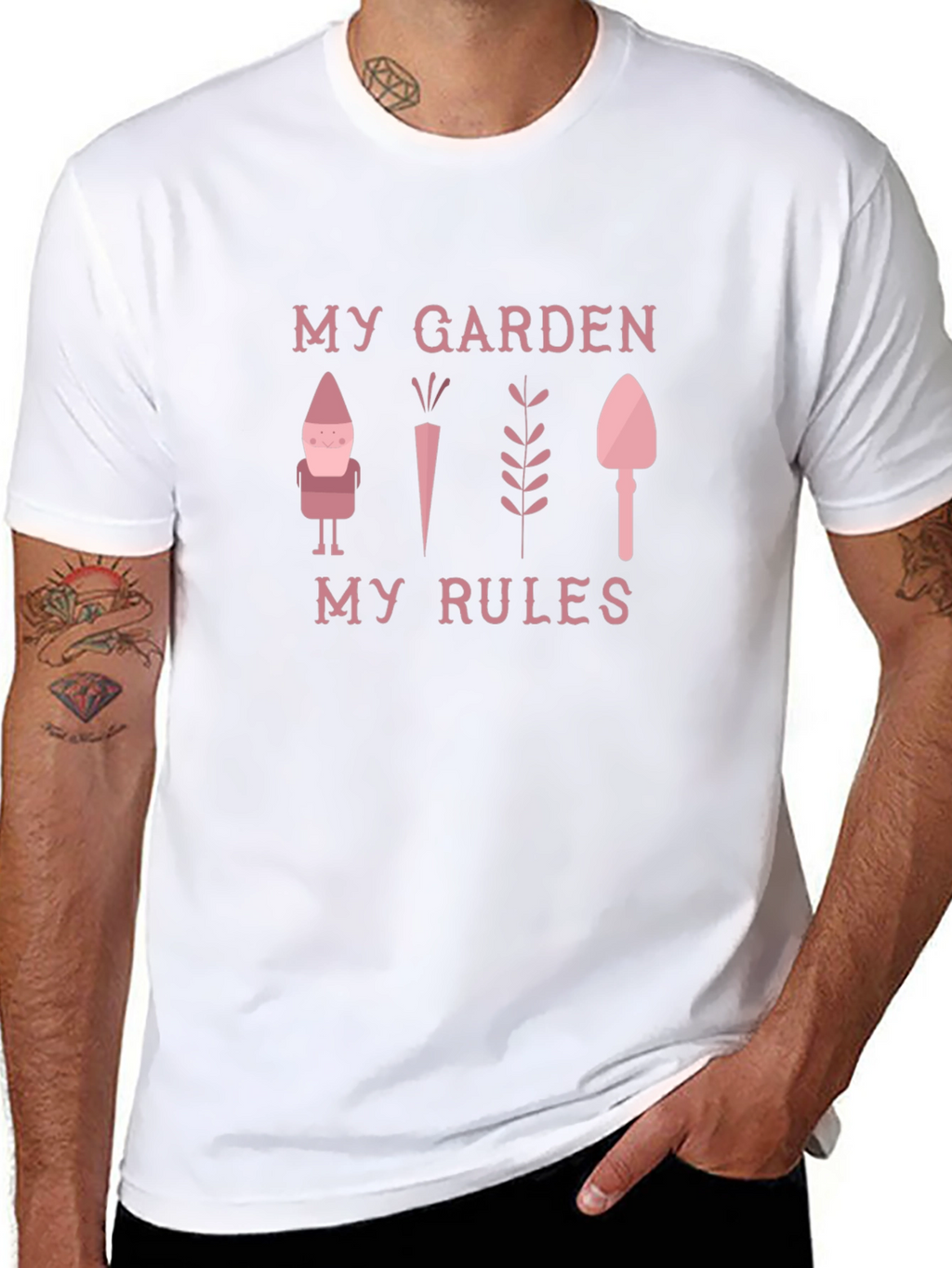 My Garden My Rules Novelty Graphic T-Shirt