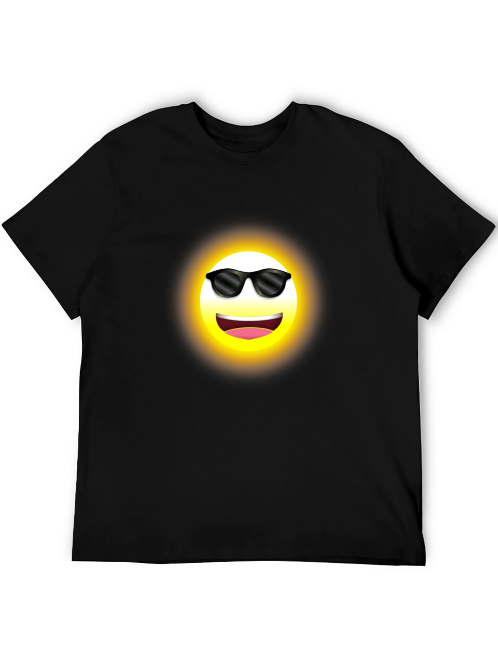 Cool Emoji Black T-Shirt