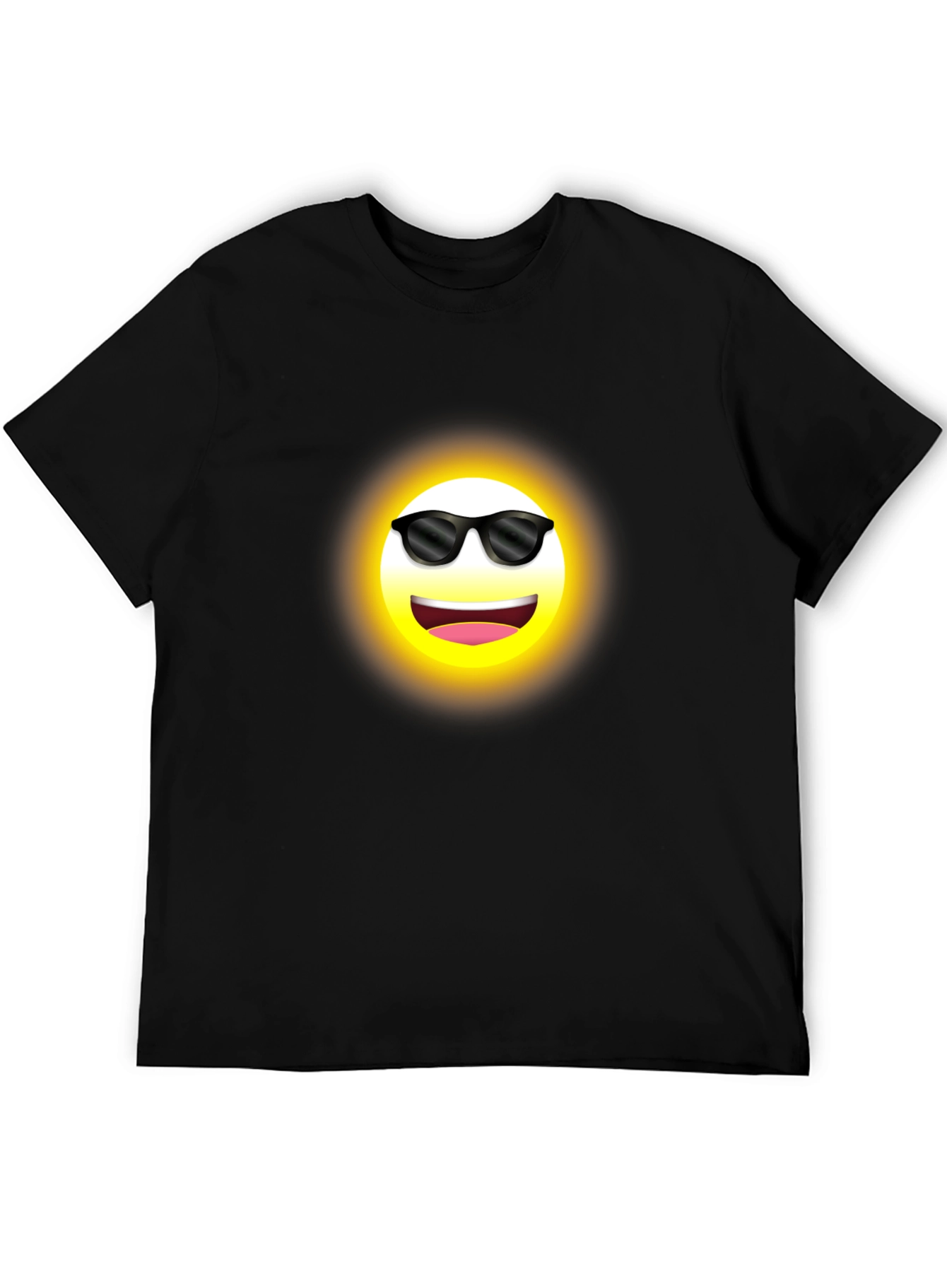 Cool Emoji Black T-Shirt