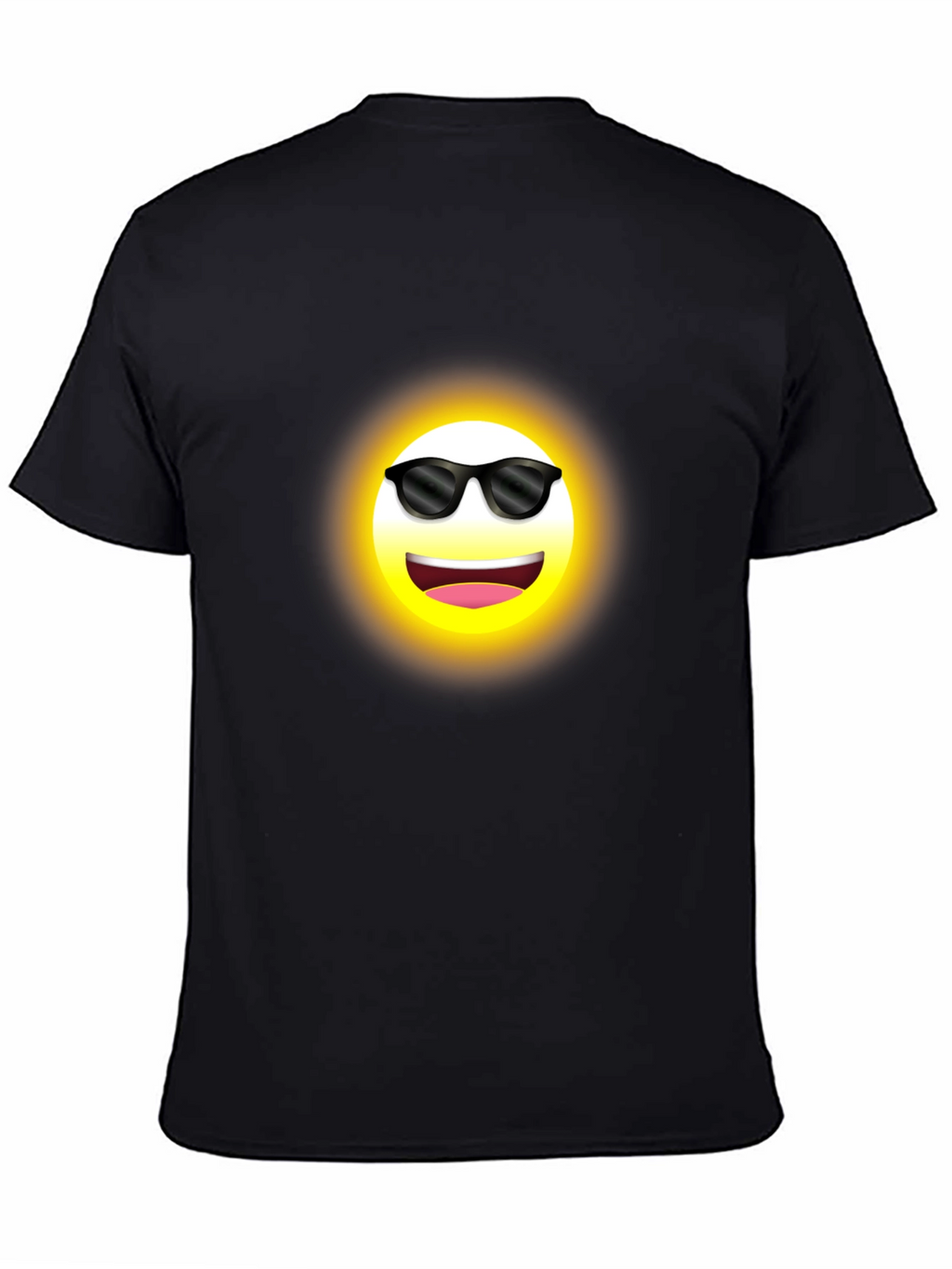 Cool Emoji Black T-Shirt