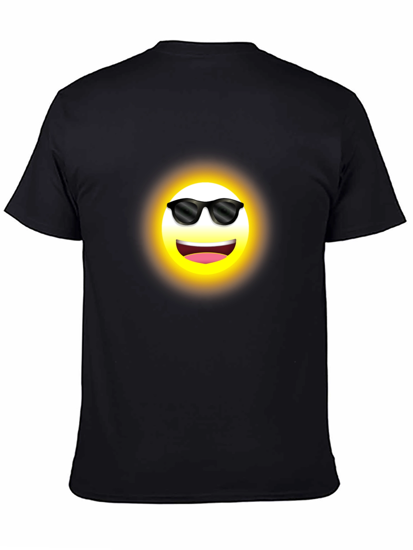 Cool Emoji Black T-Shirt