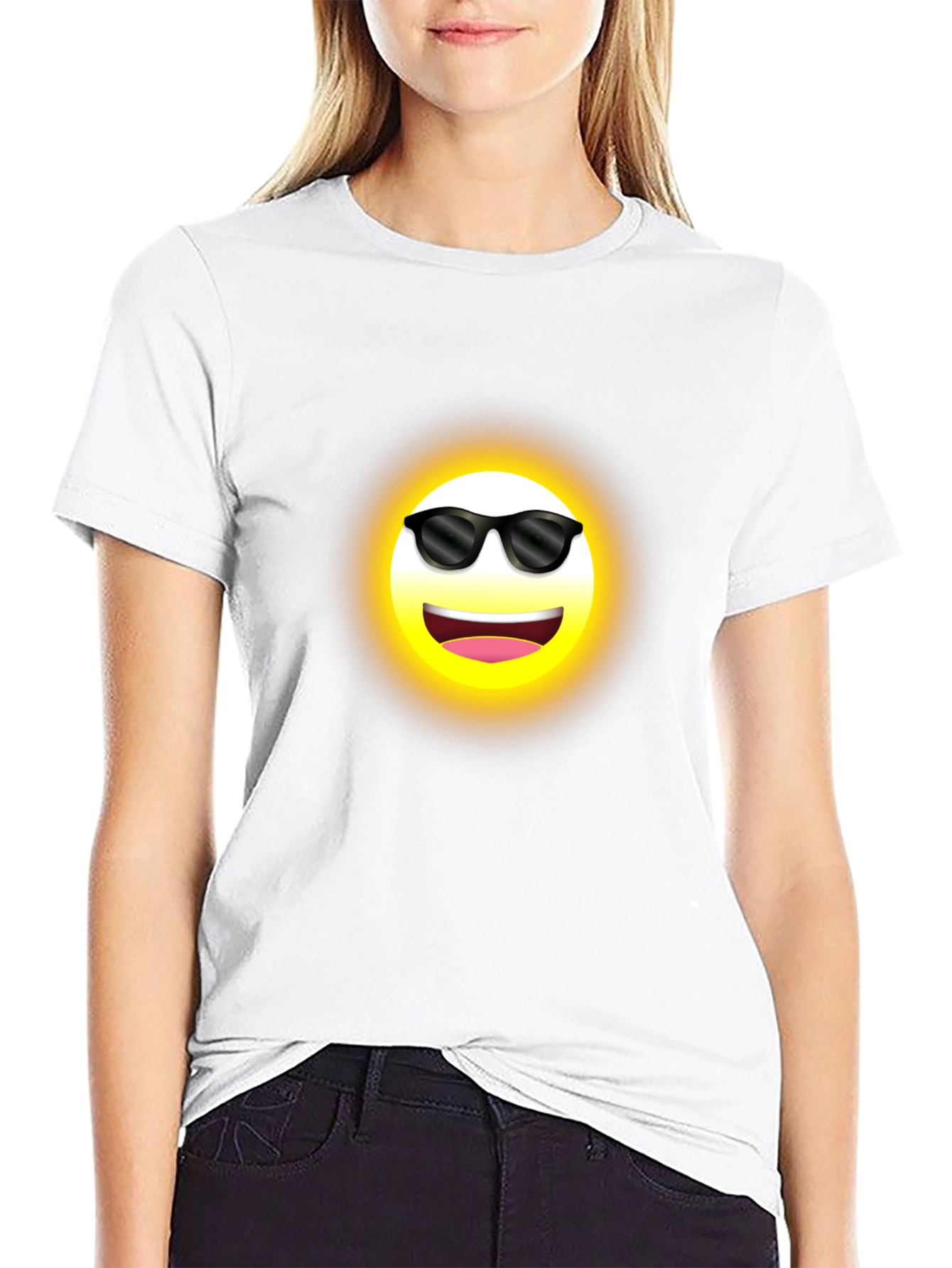 Cool Emoji Black T-Shirt