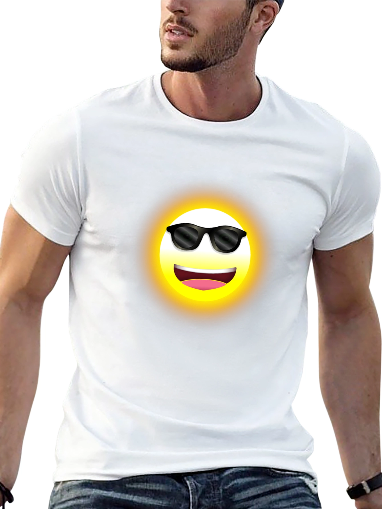 Cool Emoji Black T-Shirt
