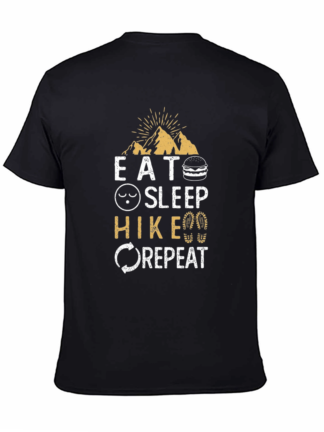 Eat Sleep Hike Repeat Graphic Tee - Adventure Time!